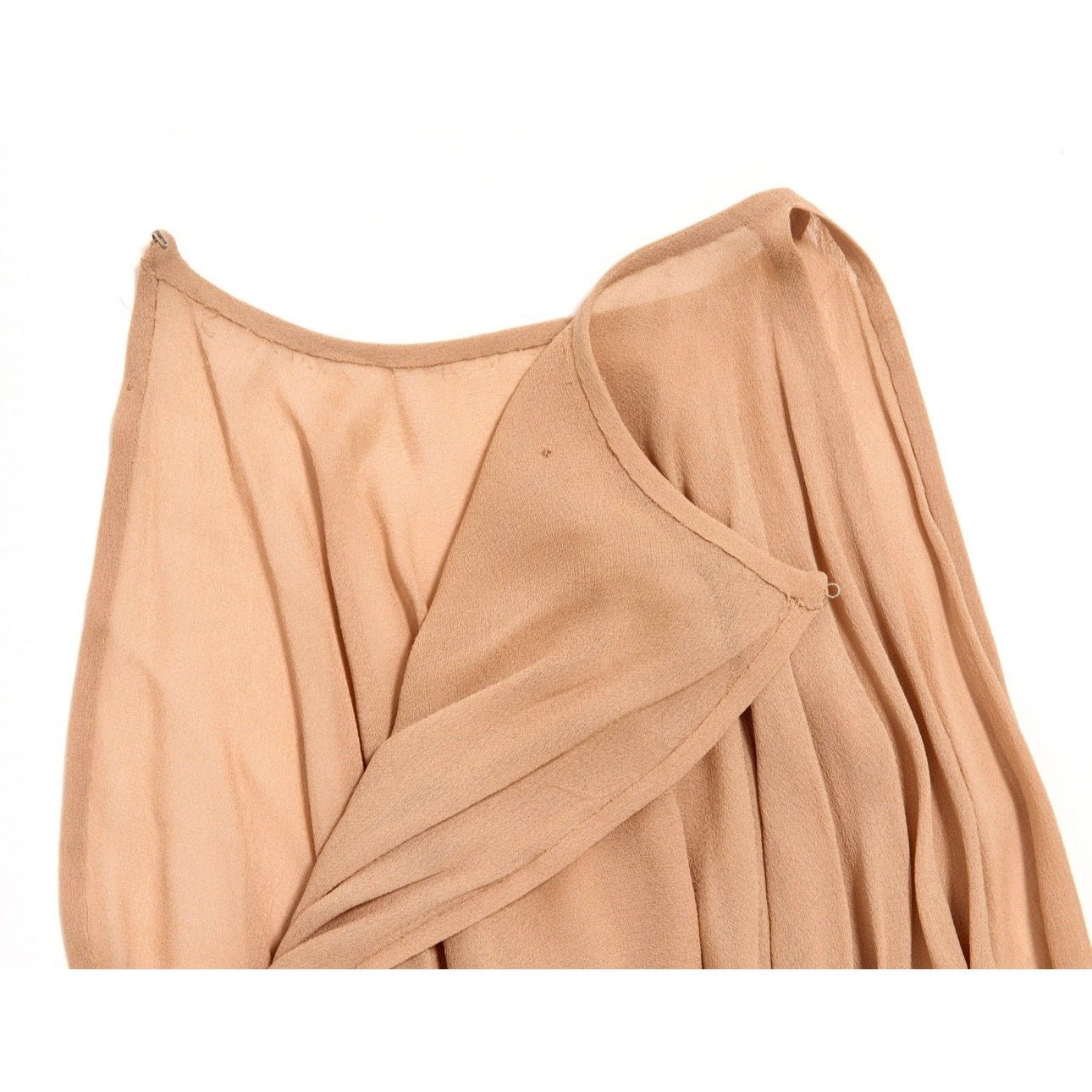 1975 Halston Silk Halter Dress and Cape - Le Look