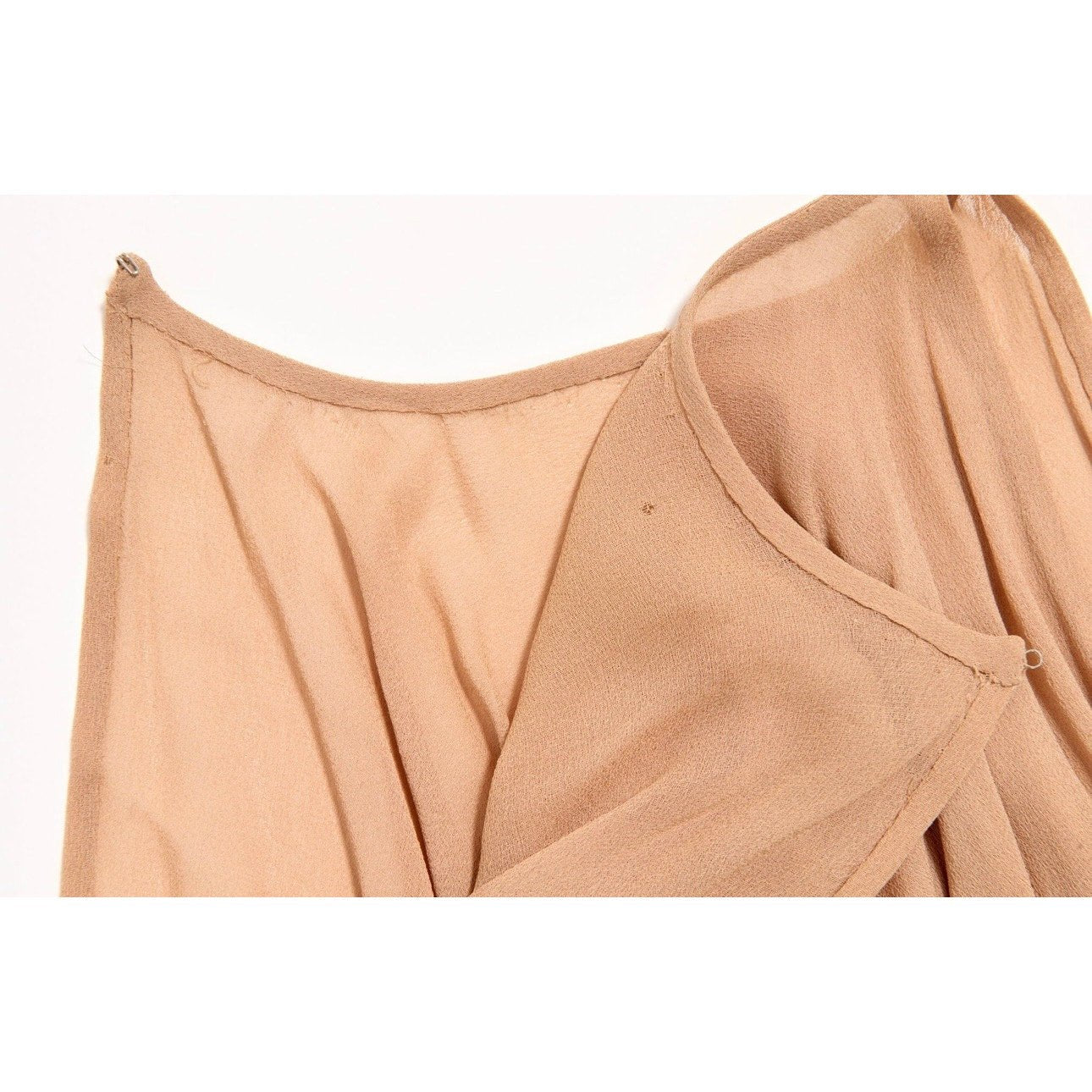 1975 Halston Silk Halter Dress and Cape - Le Look