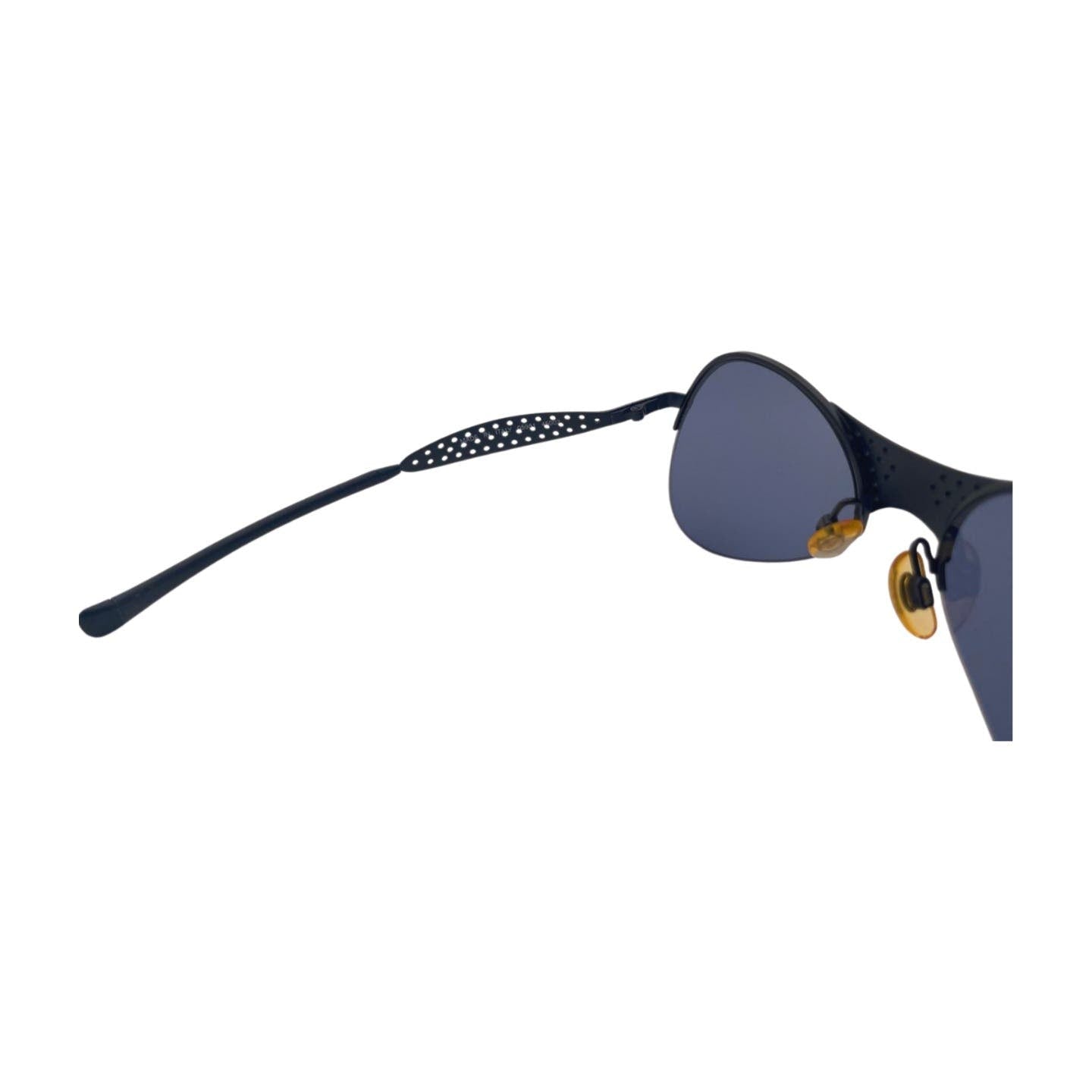 Chanel Black and Gold Mesh 90s Sunglasses - Le Look