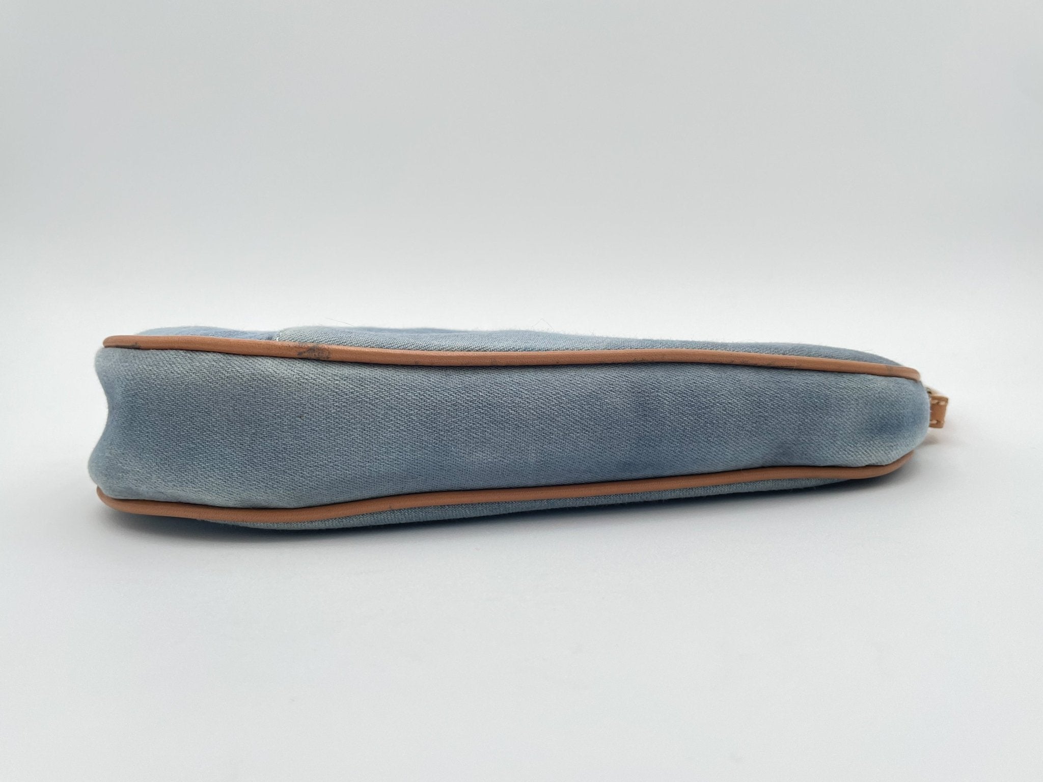 Dior Vintage Denim Saddle Bag - Le Look