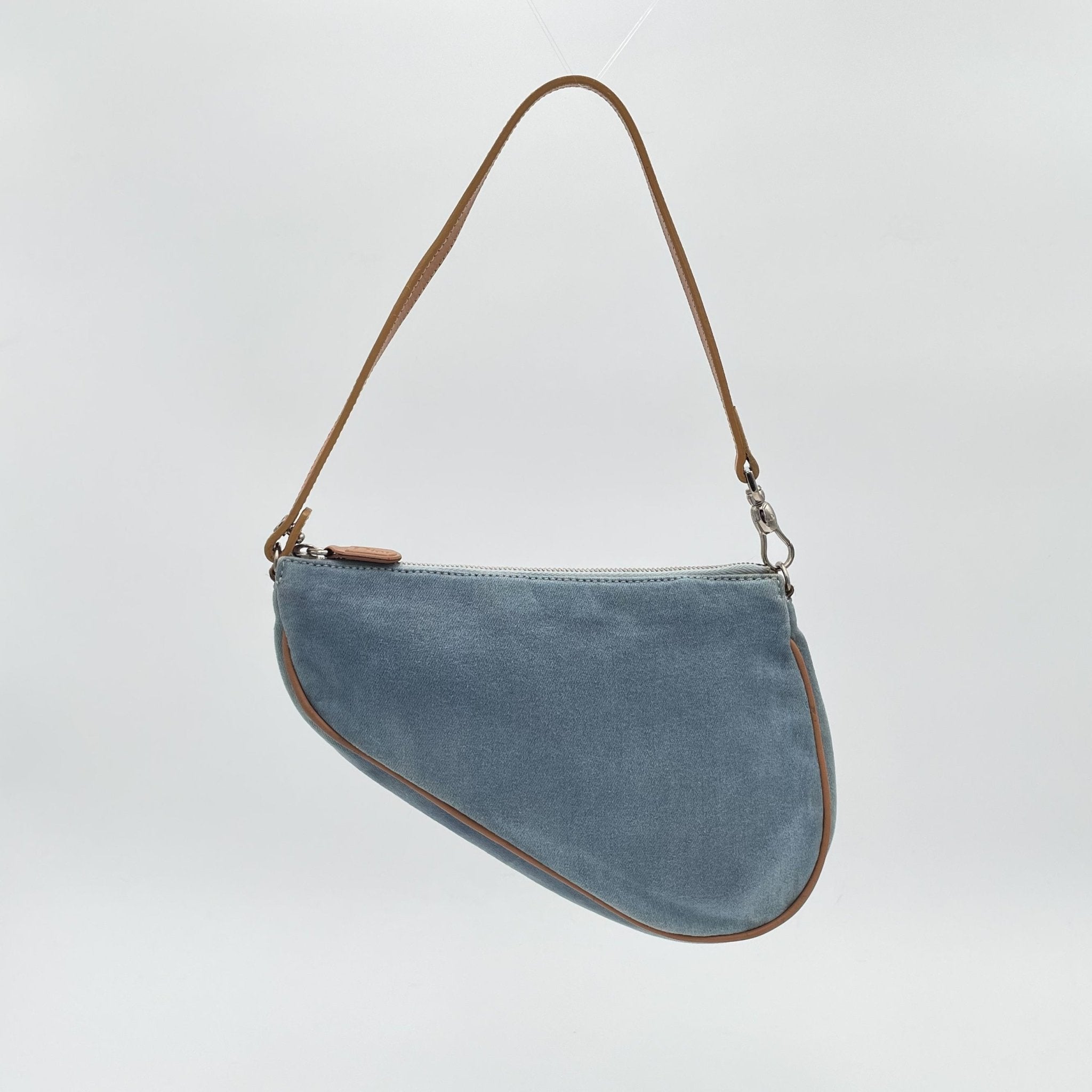 Dior Vintage Denim Saddle Bag - Le Look