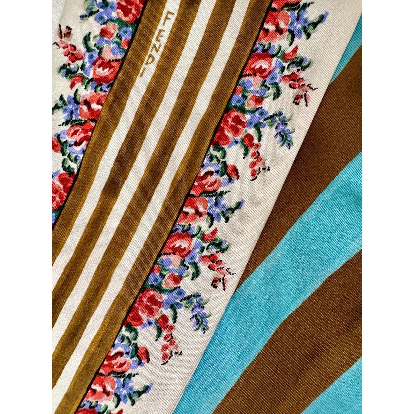 Fendi Blooming Gardens Silk Maxi Wrappy - Le Look