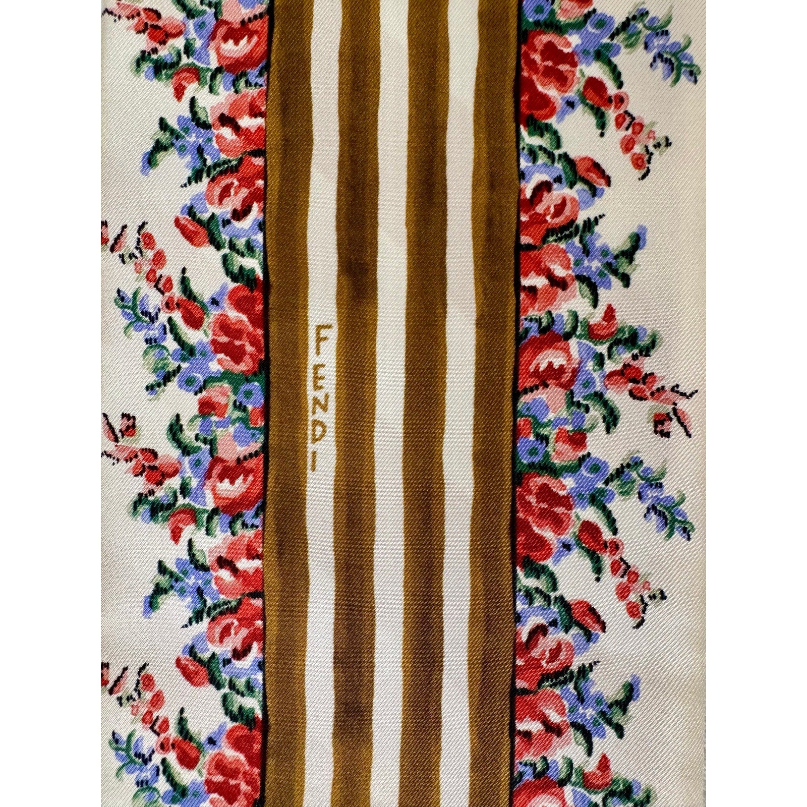 Fendi Blooming Gardens Silk Maxi Wrappy - Le Look