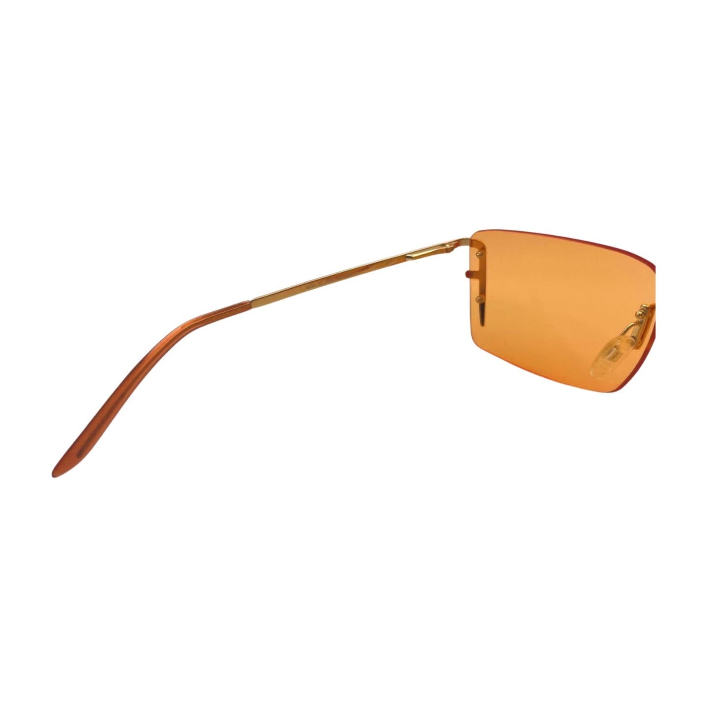 Fendi Orange Metal Sunglasses - Le Look