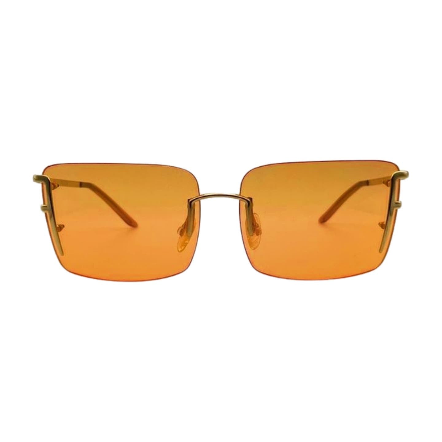 Fendi Orange Metal Sunglasses - Le Look