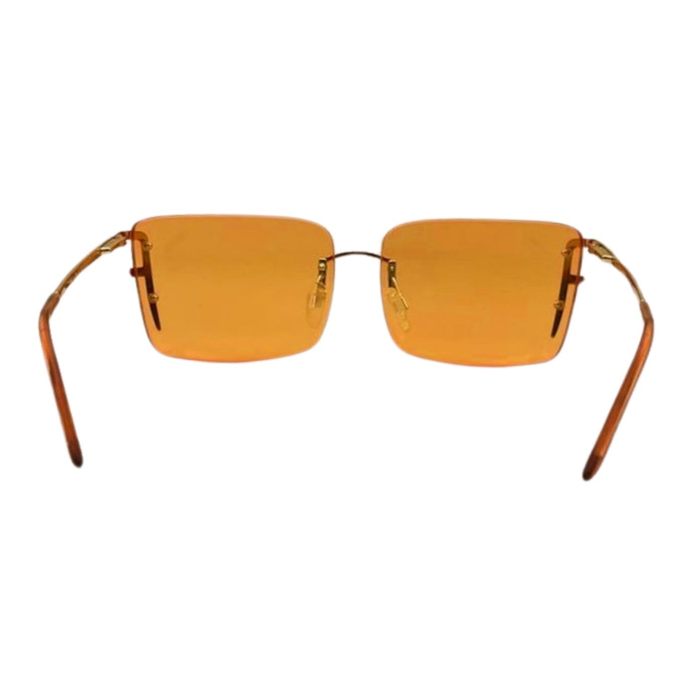 Fendi Orange Metal Sunglasses - Le Look