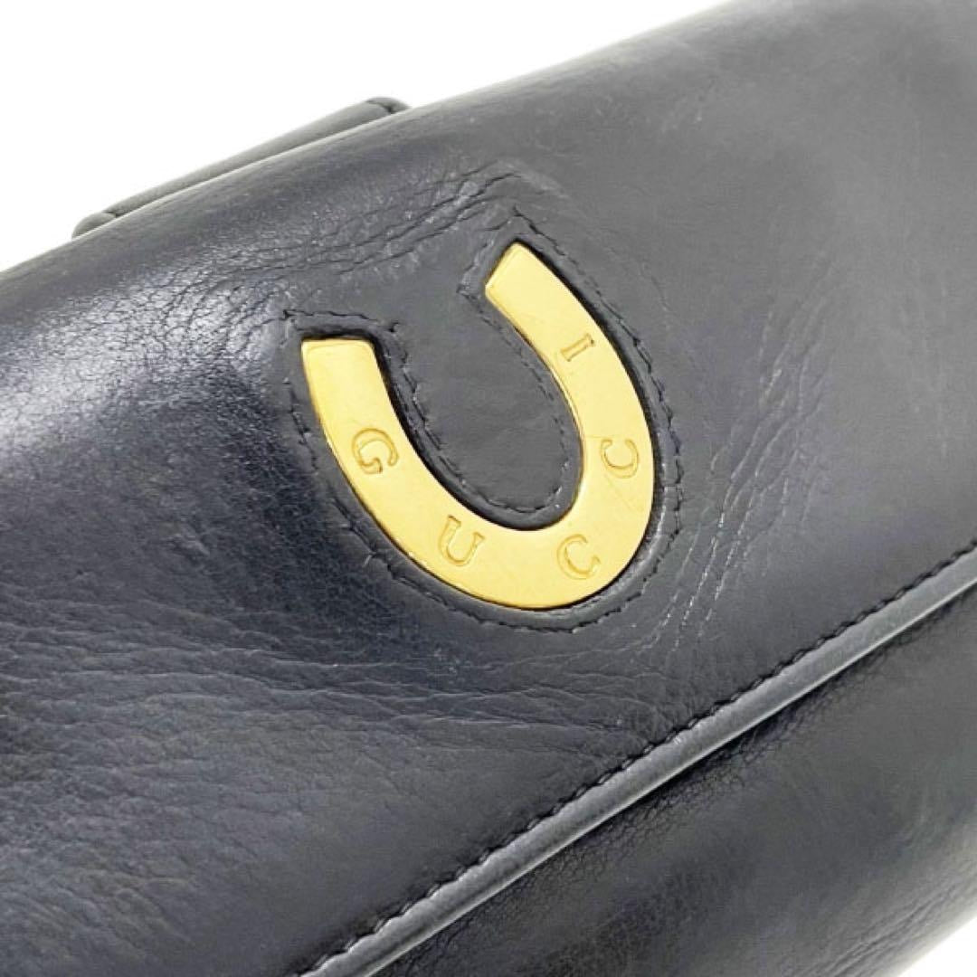 Gucci Leather Horseshoe Wallet - Le Look