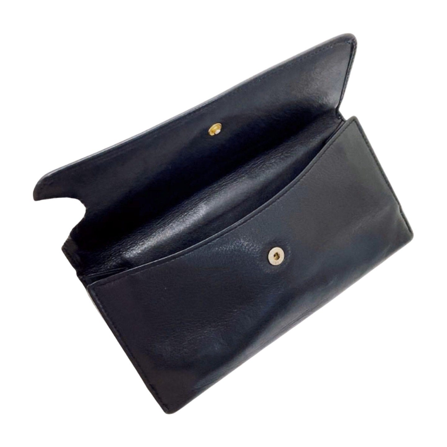 Gucci Leather Horseshoe Wallet - Le Look