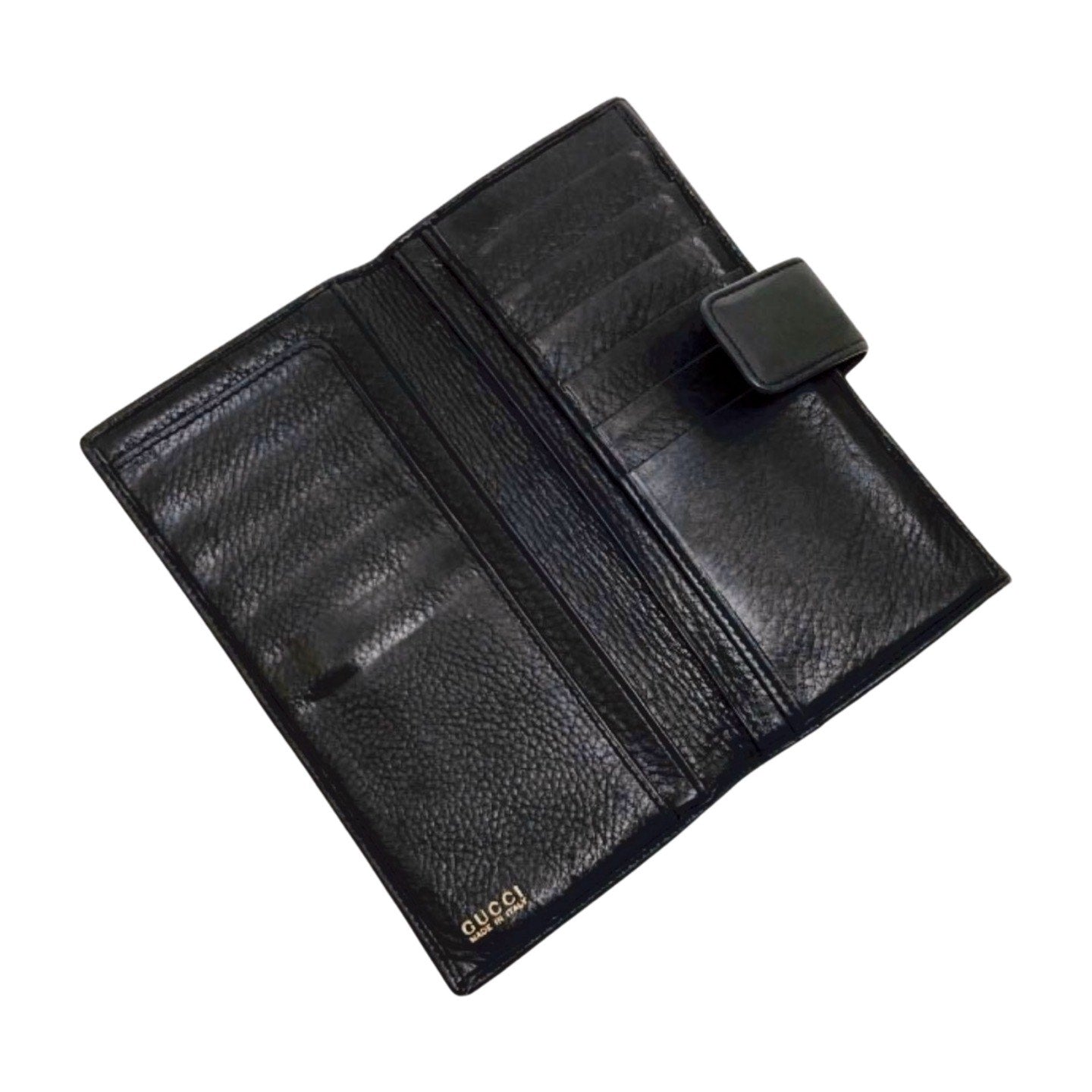 Gucci Leather Horseshoe Wallet - Le Look