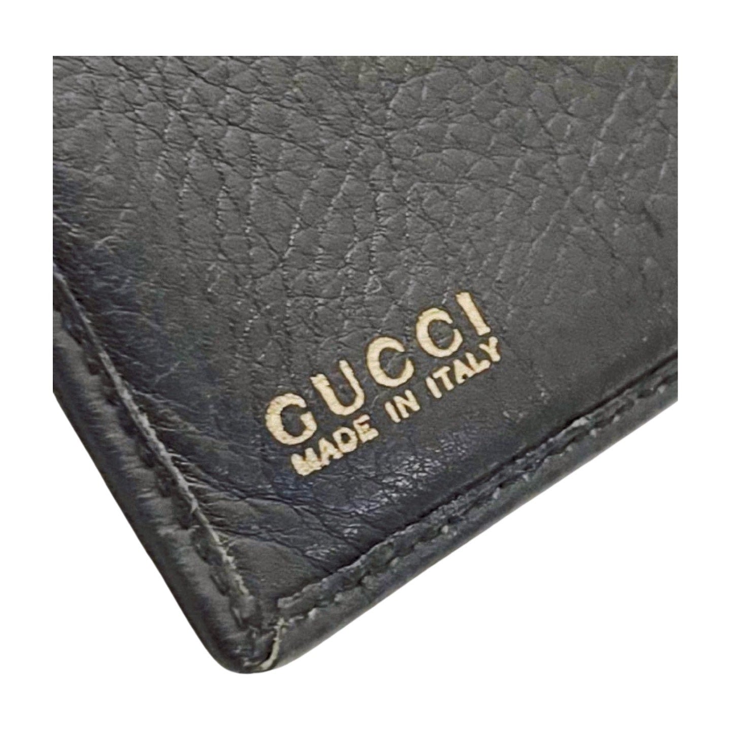 Gucci Leather Horseshoe Wallet - Le Look