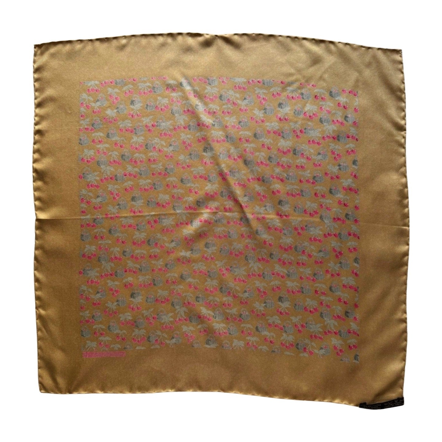 Hermes Cherry Print Silk Scarf - Le Look