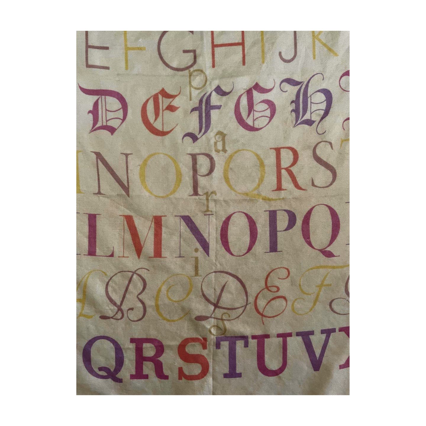 Hermes Letter Silk Scarf - Le Look