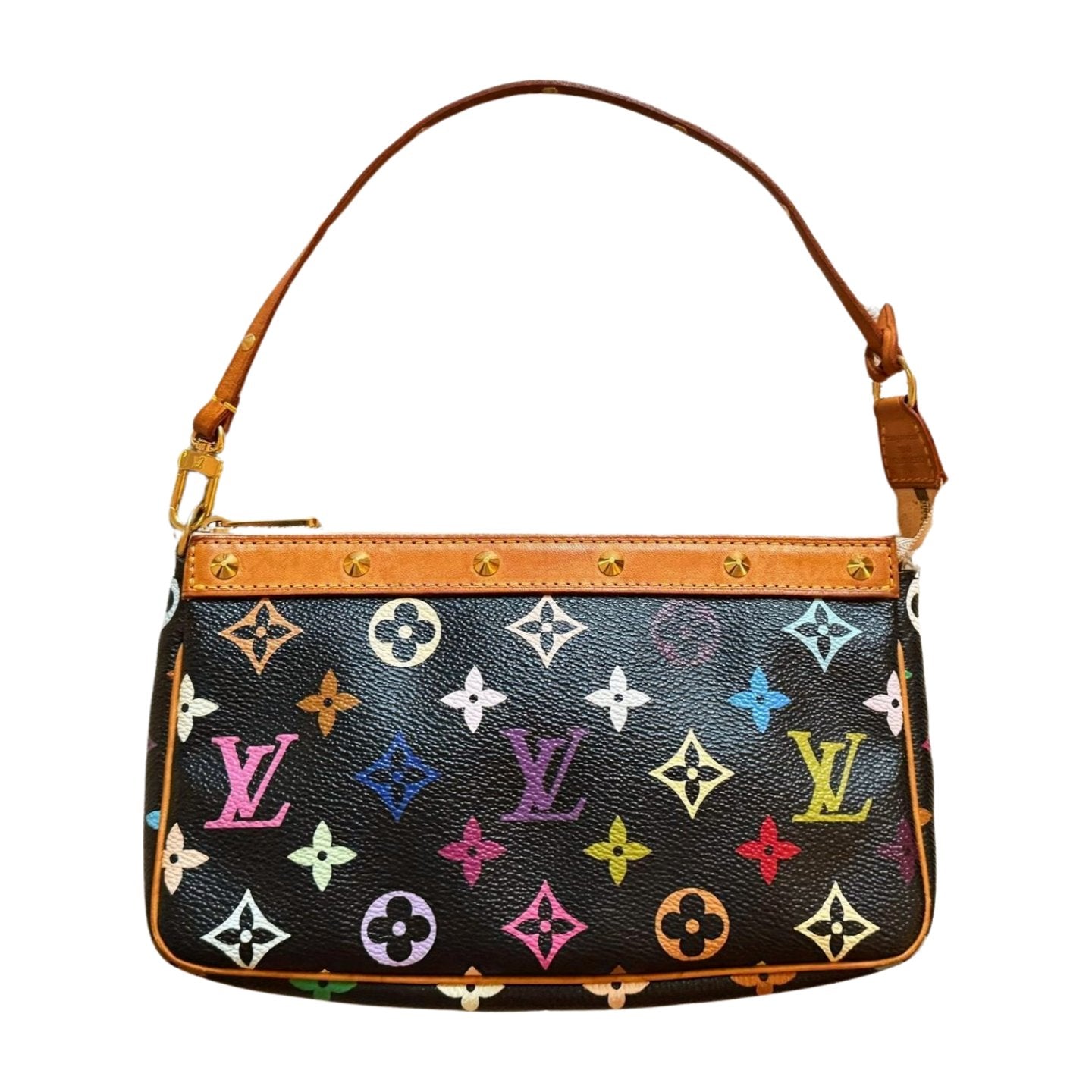 Louis Vuitton Black Multicolor Pochette - Le Look