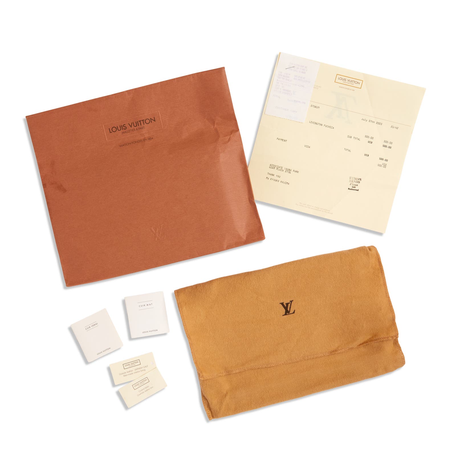 Louis Vuitton Fuchsia Vernis Lexington Pochette - Le Look