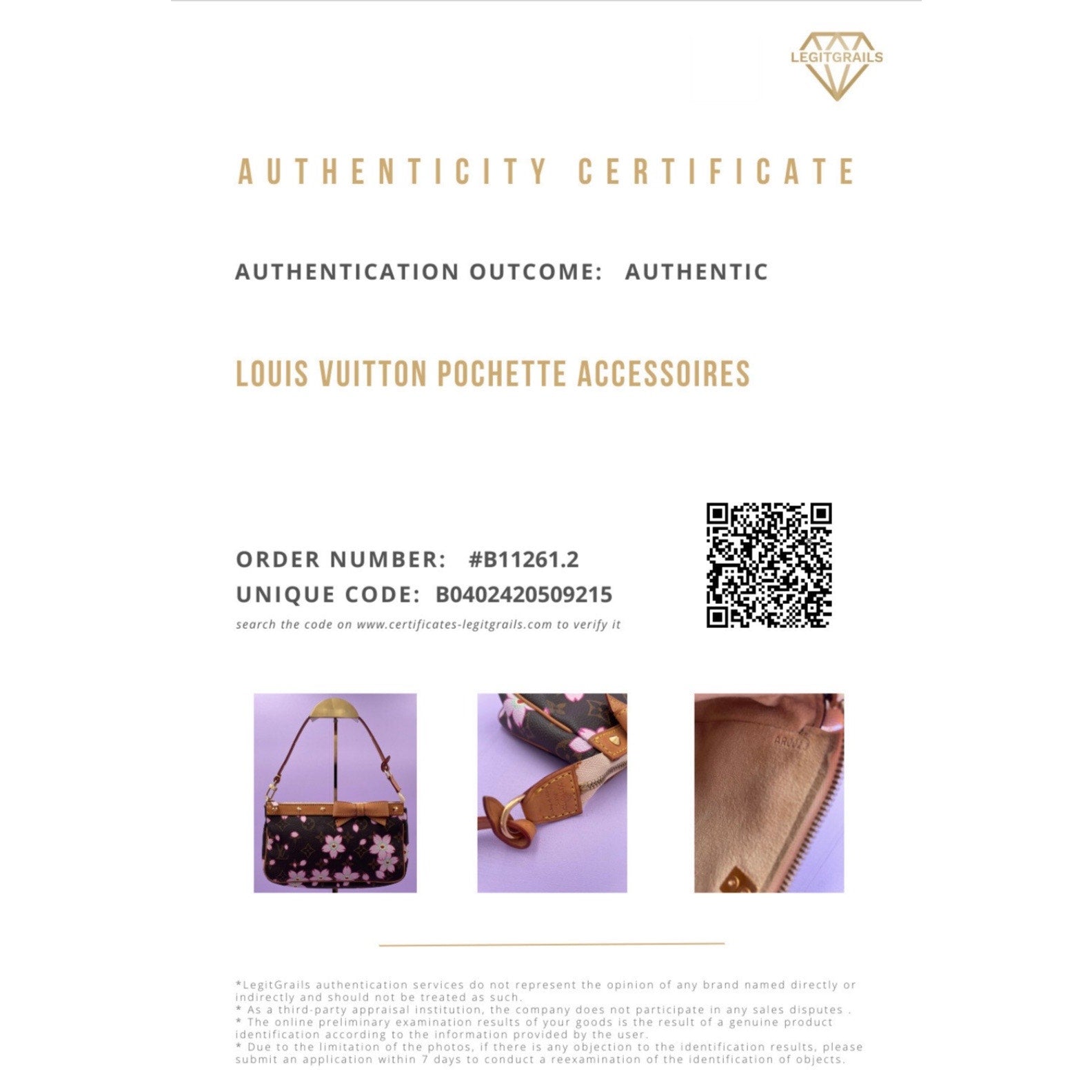 Never Worn Louis Vuitton Cherry Blossom Pochette - Le Look