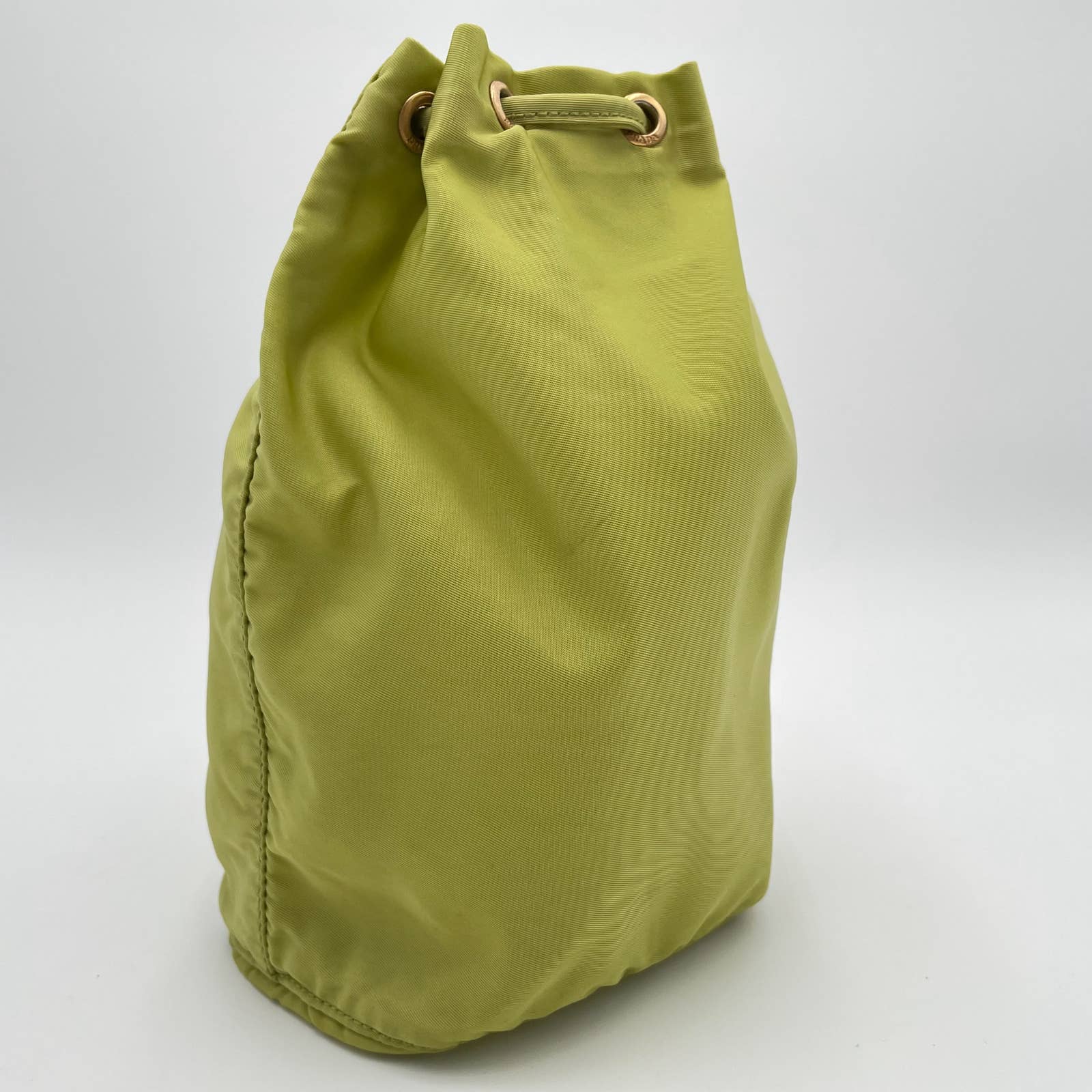 Prada Drawstring Tessuto Bucket Pouch - Le Look