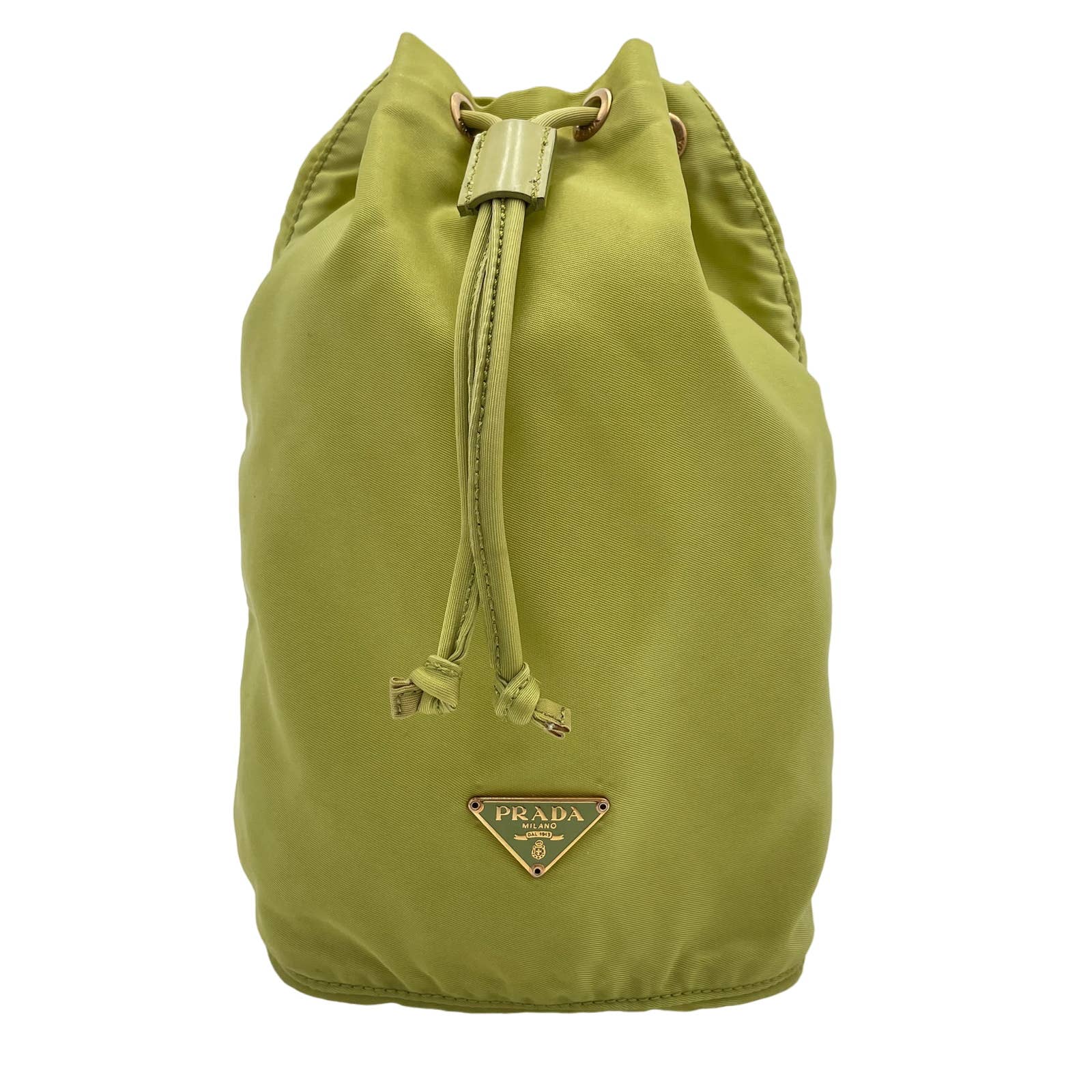 Prada Drawstring Tessuto Bucket Pouch - Le Look