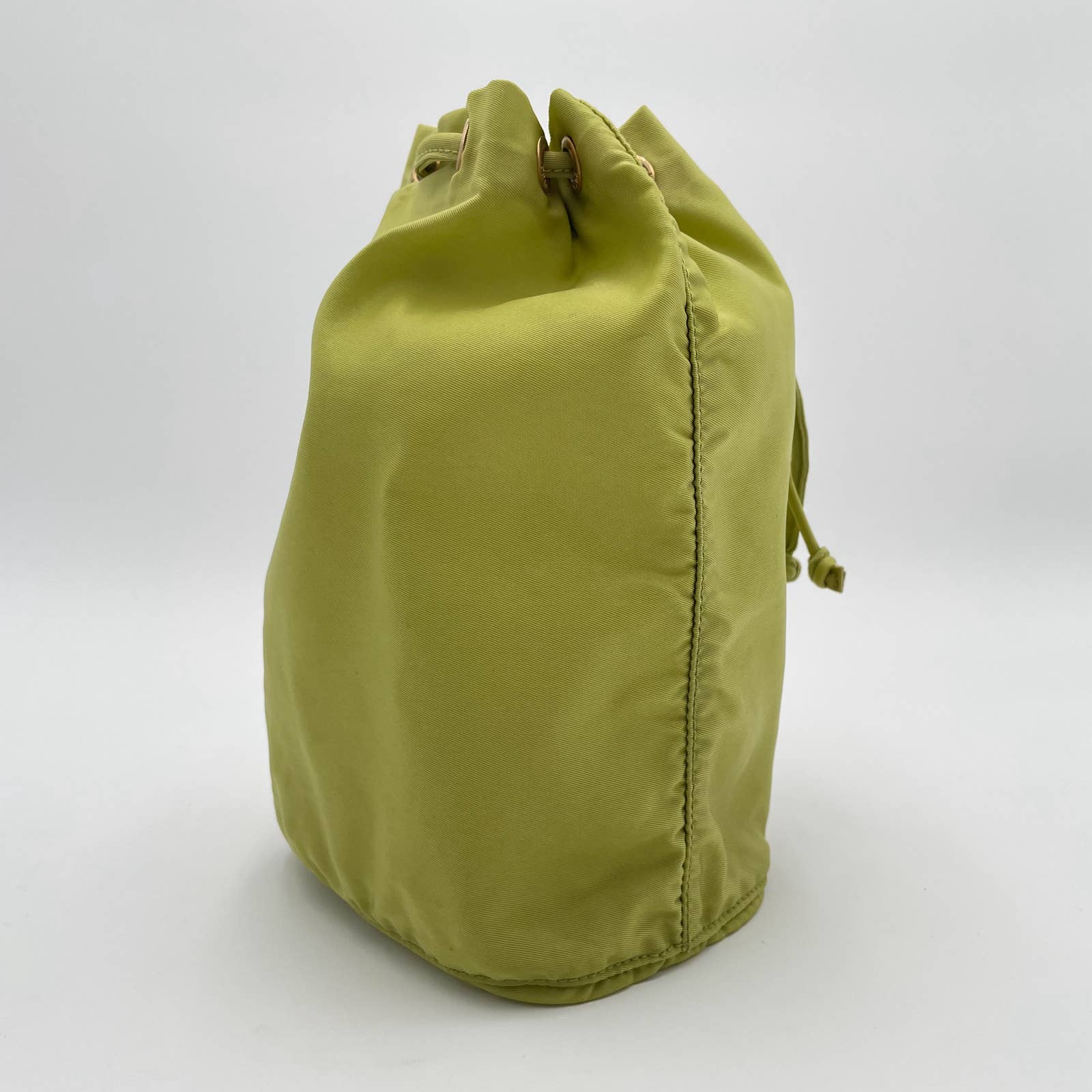 Prada Drawstring Tessuto Bucket Pouch - Le Look