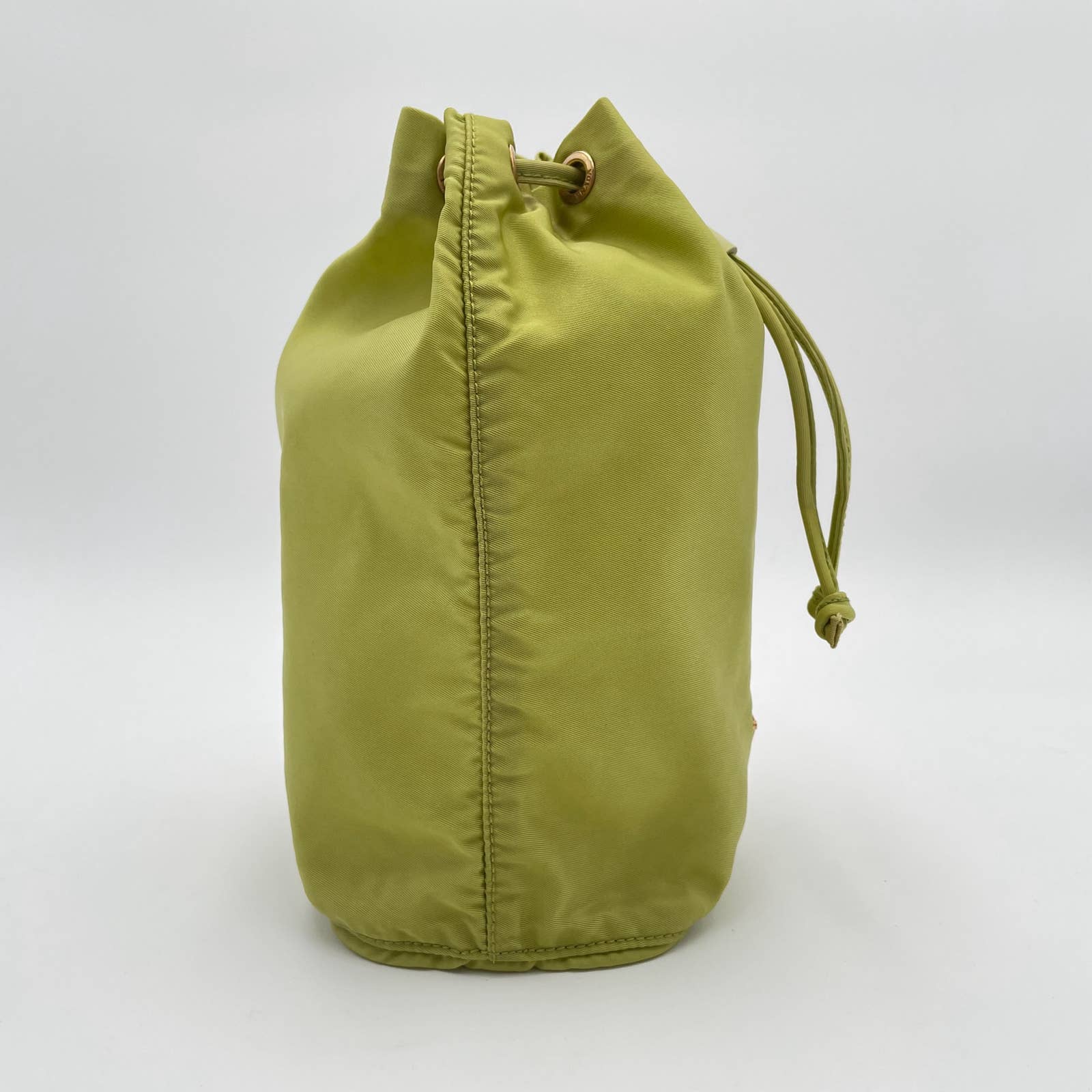 Prada Drawstring Tessuto Bucket Pouch - Le Look