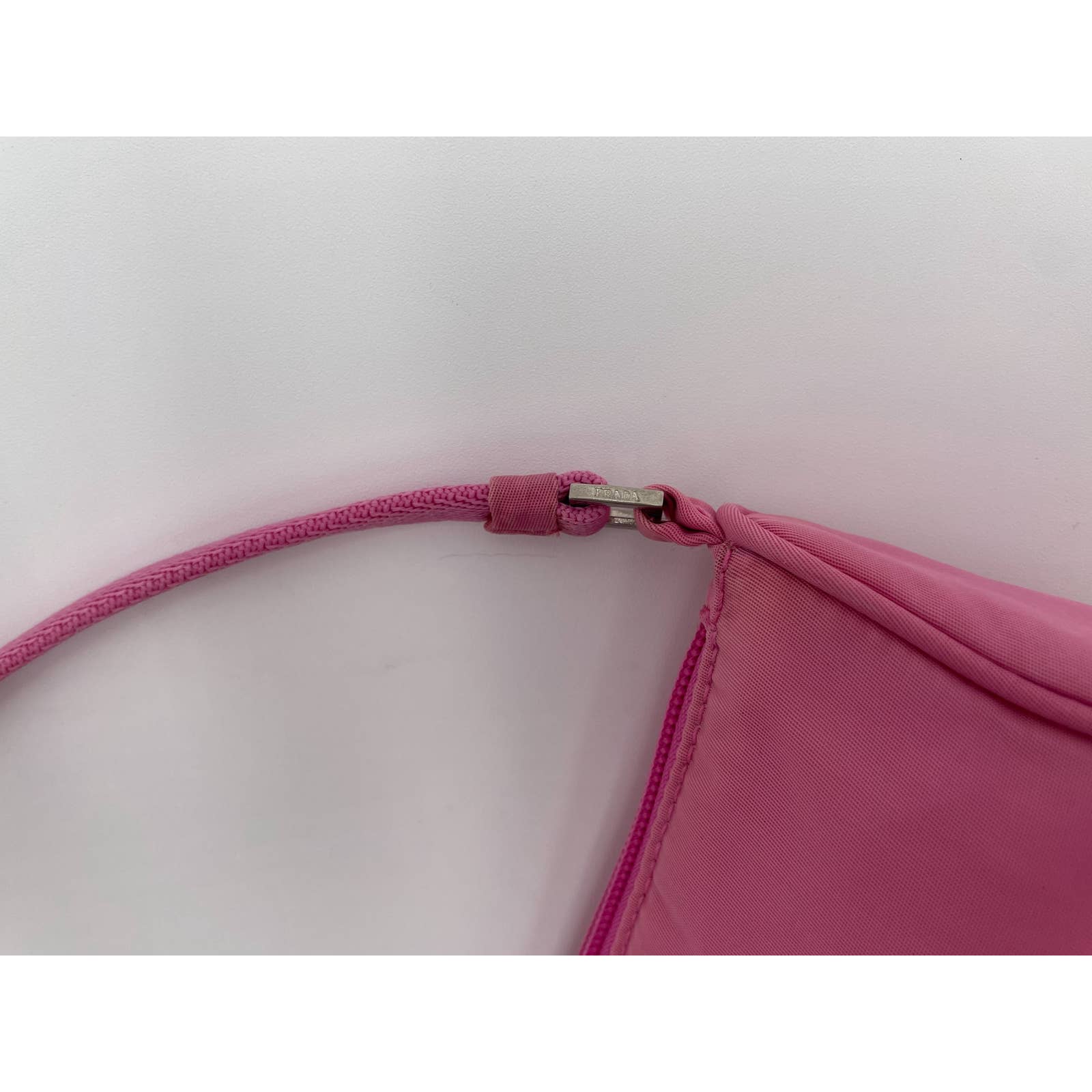 Prada Nylon Shoulder Bag Pink - Le Look