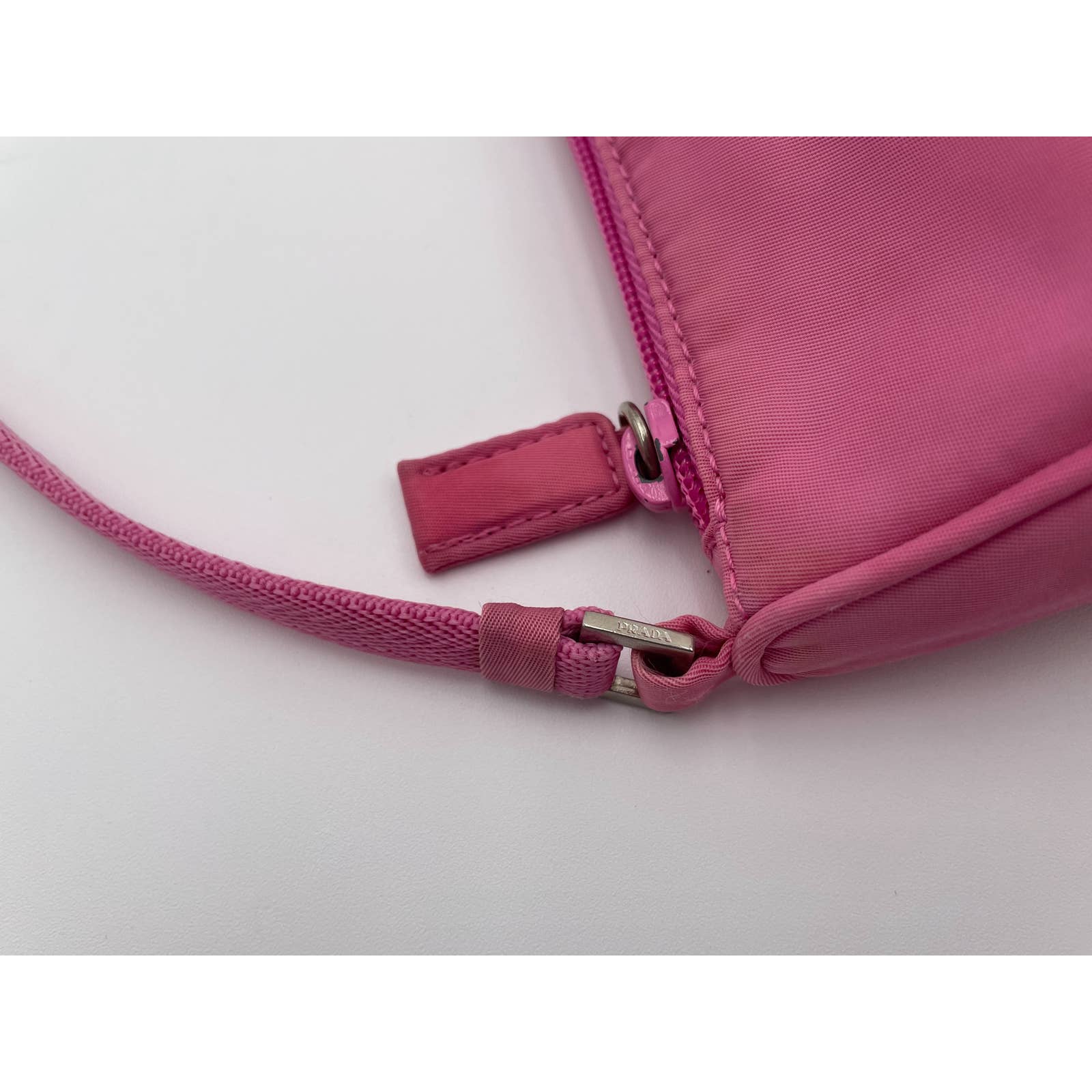 Prada Nylon Shoulder Bag Pink - Le Look