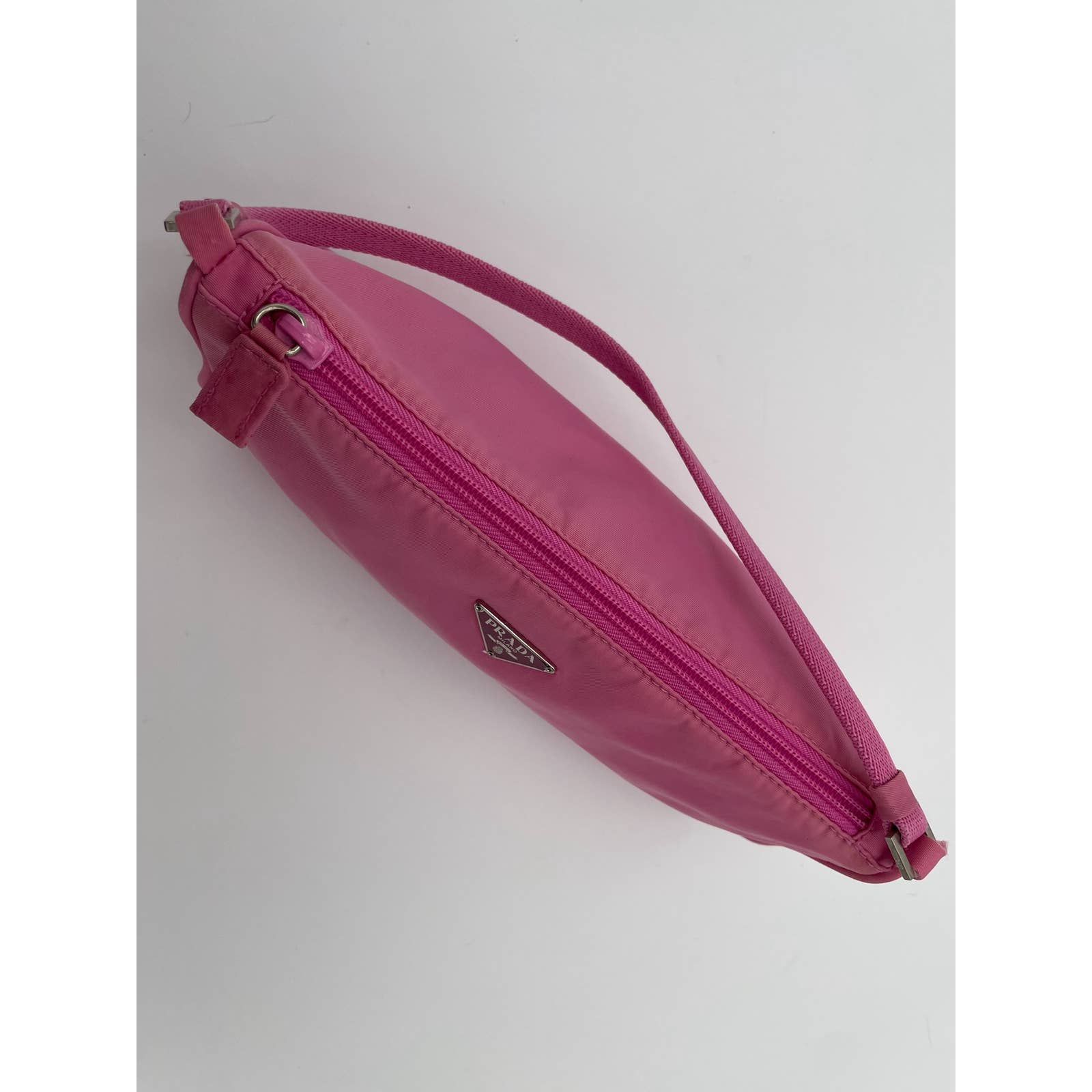 Prada Nylon Shoulder Bag Pink - Le Look