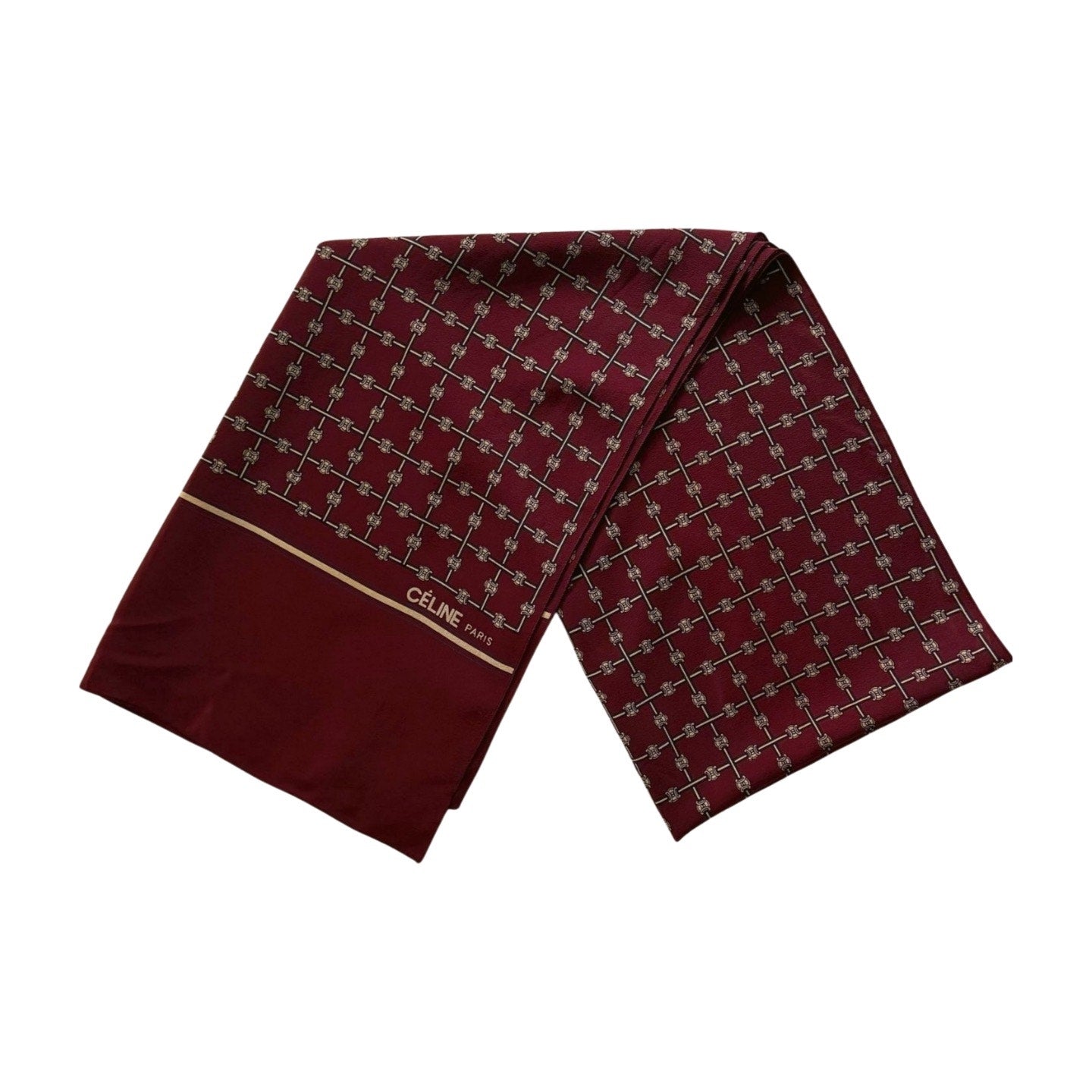 Vintage Celine Long Silk Scarf - Le Look