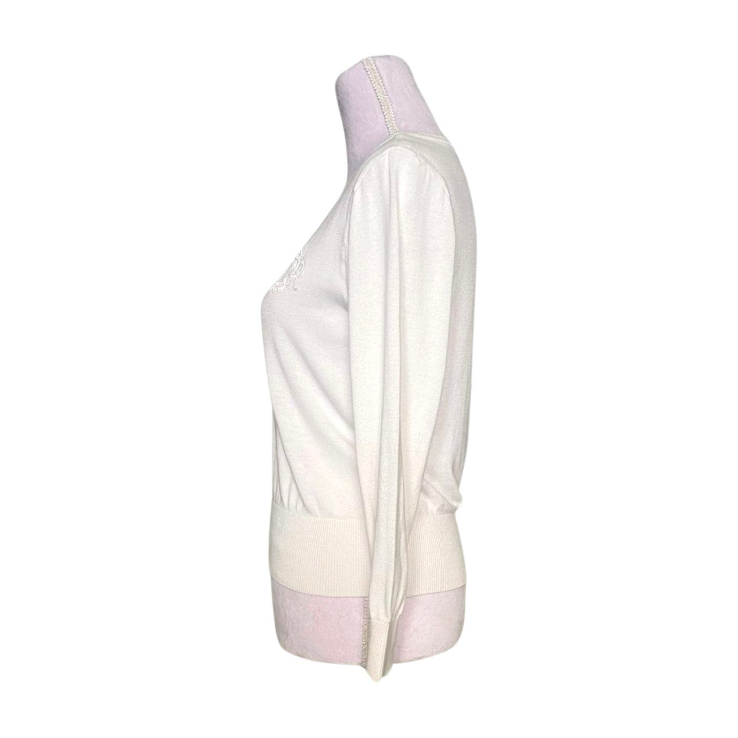Vintage Christian Dior Crest Sweater - Le Look