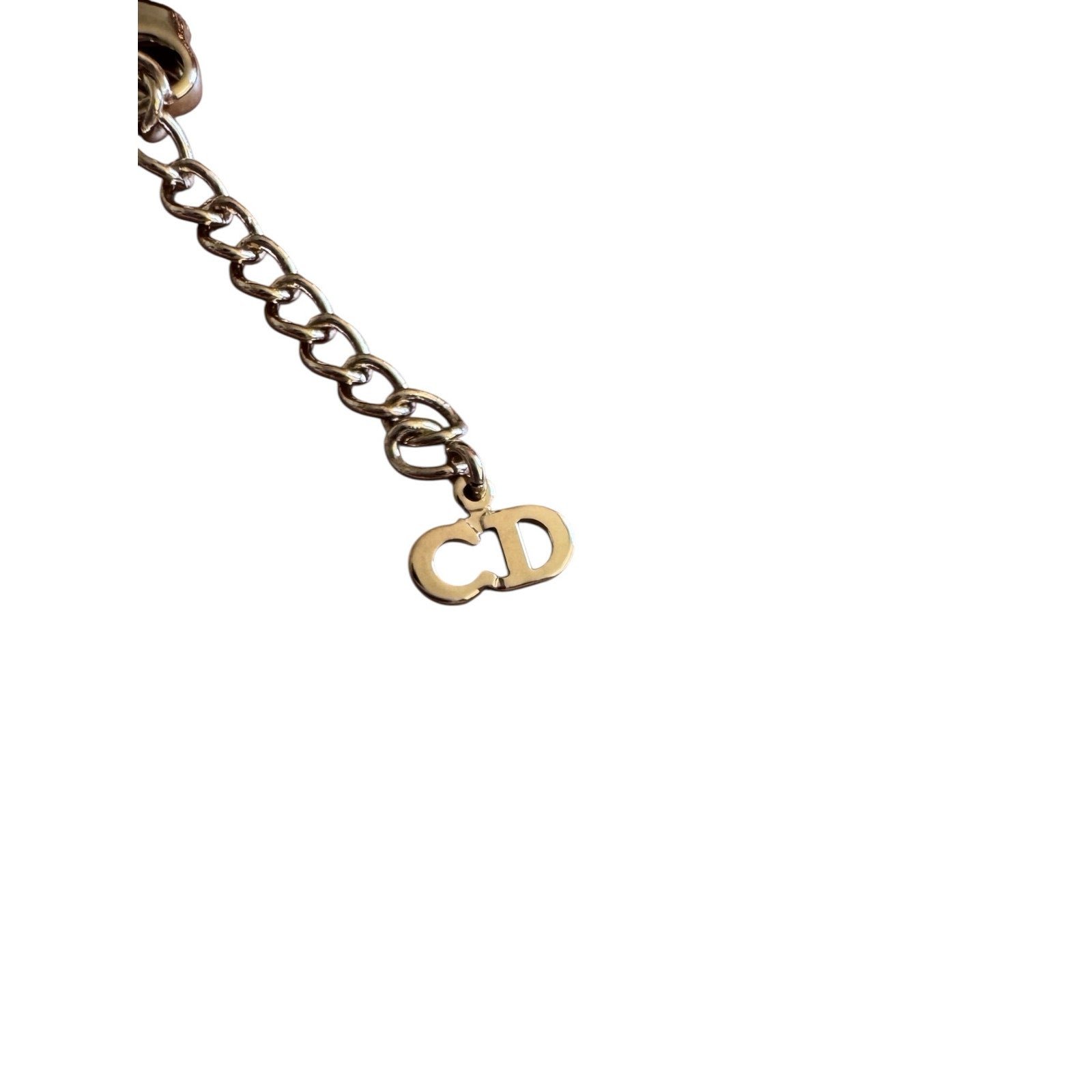 Vintage Christian Dior D I O R Logo Necklace - Le Look