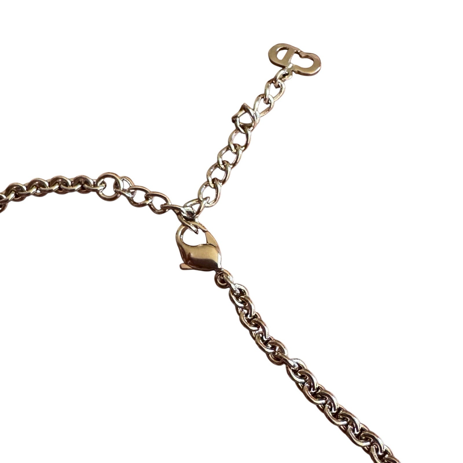 Vintage Christian Dior D I O R Logo Necklace - Le Look