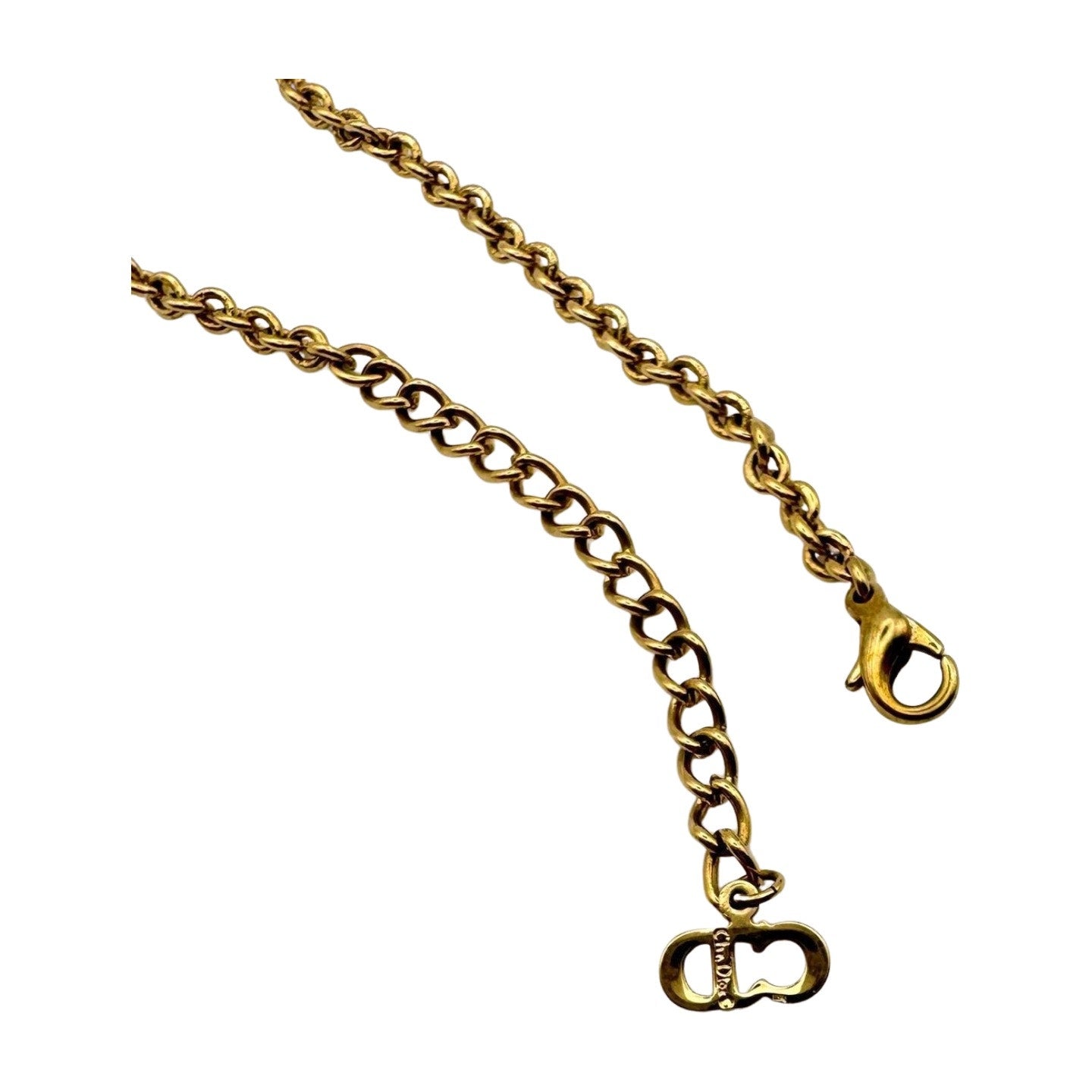 Vintage Christian Dior Logo Necklace - Le Look