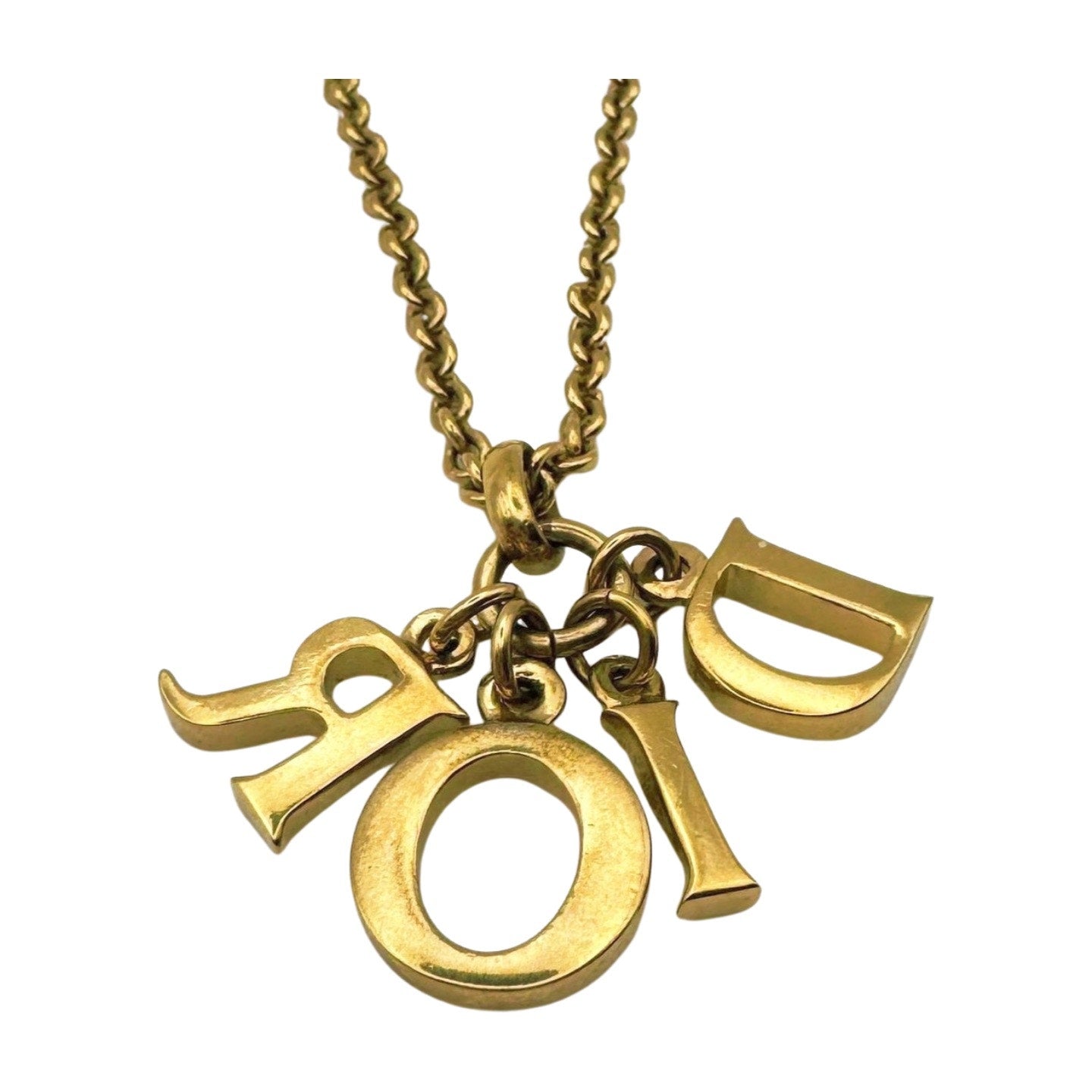 Vintage Christian Dior Logo Necklace - Le Look