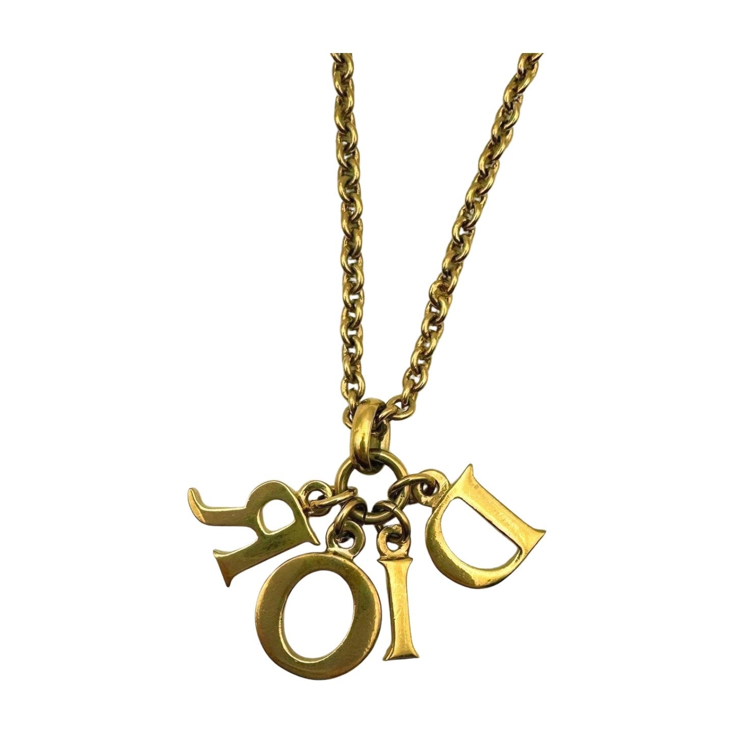Vintage Christian Dior Logo Necklace - Le Look
