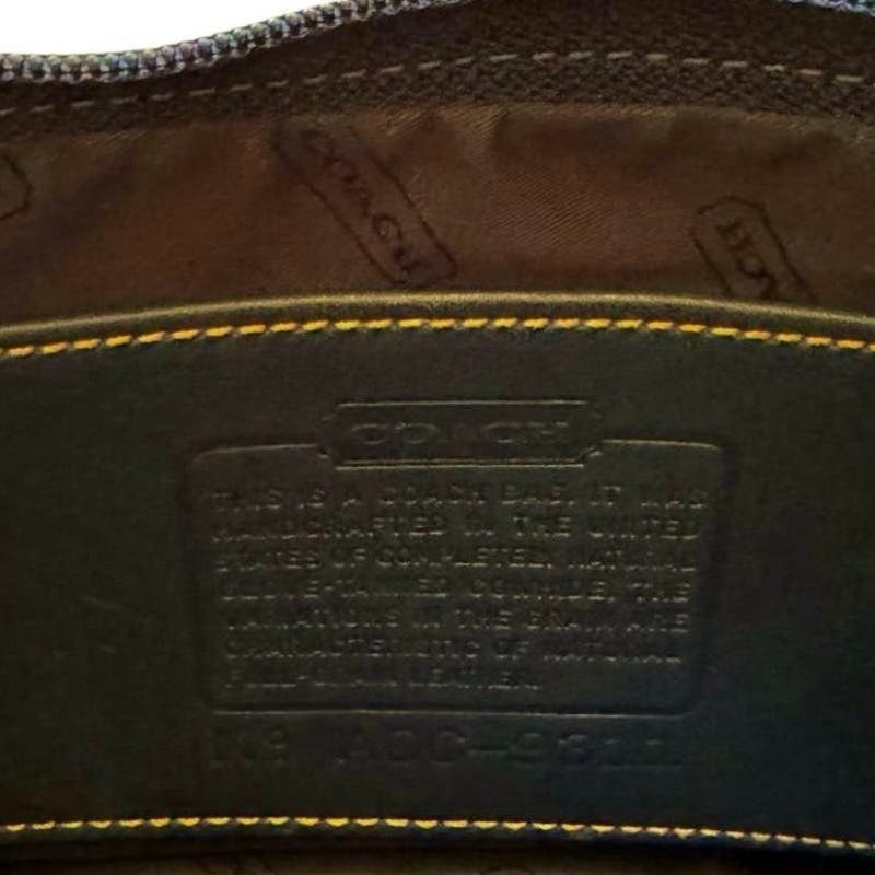 Vintage Coach Bleecker in Navy Blue - Le Look