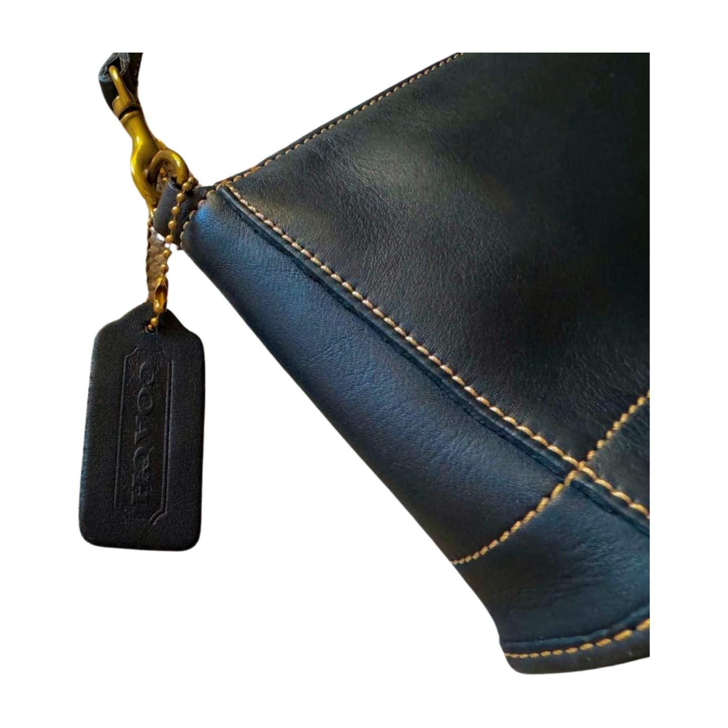Vintage Coach Bleecker in Navy Blue - Le Look