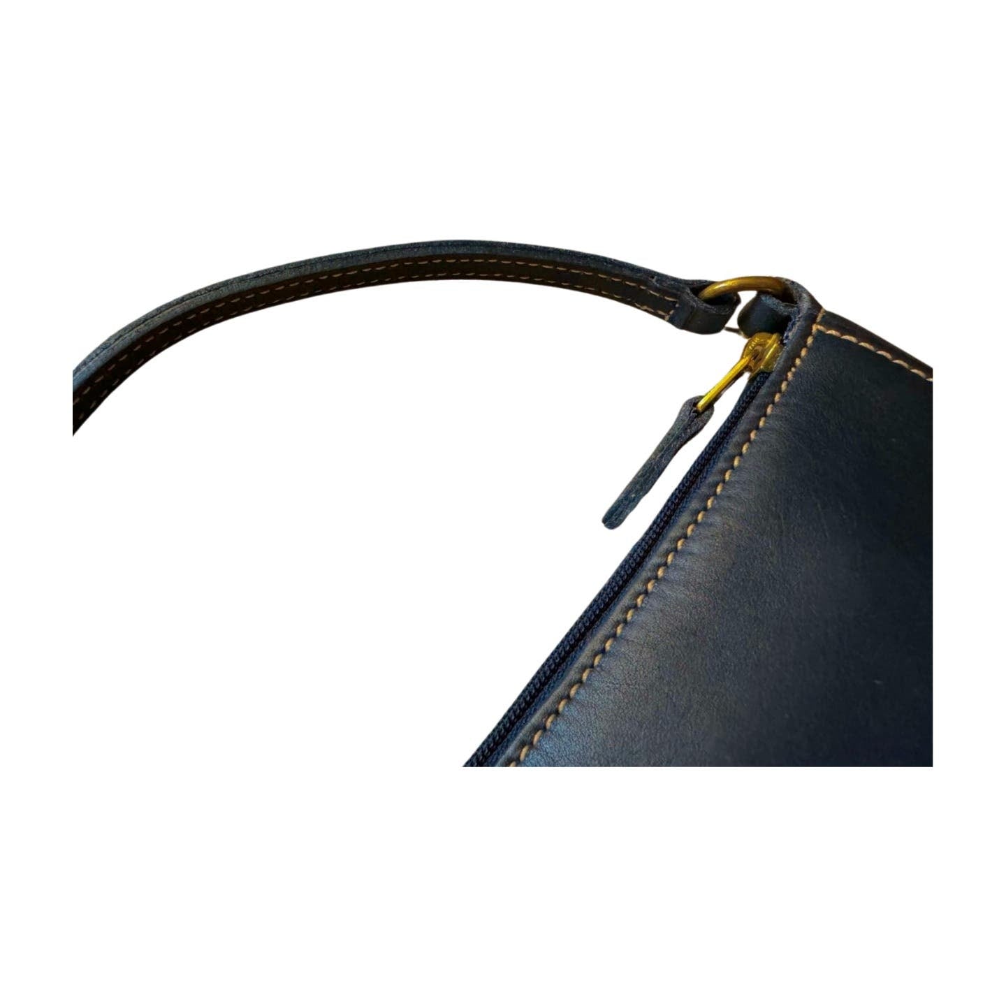 Vintage Coach Bleecker in Navy Blue - Le Look