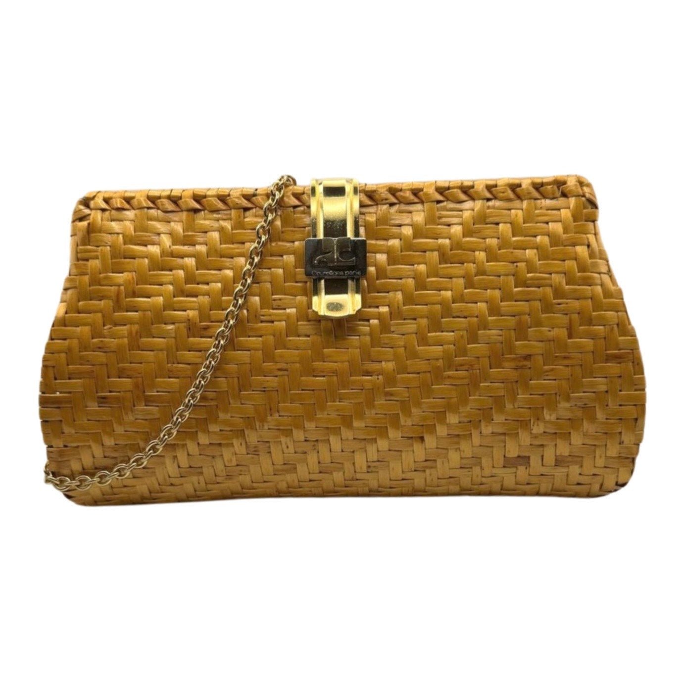 Vintage Courreges Basket Shoulder Bag - Le Look
