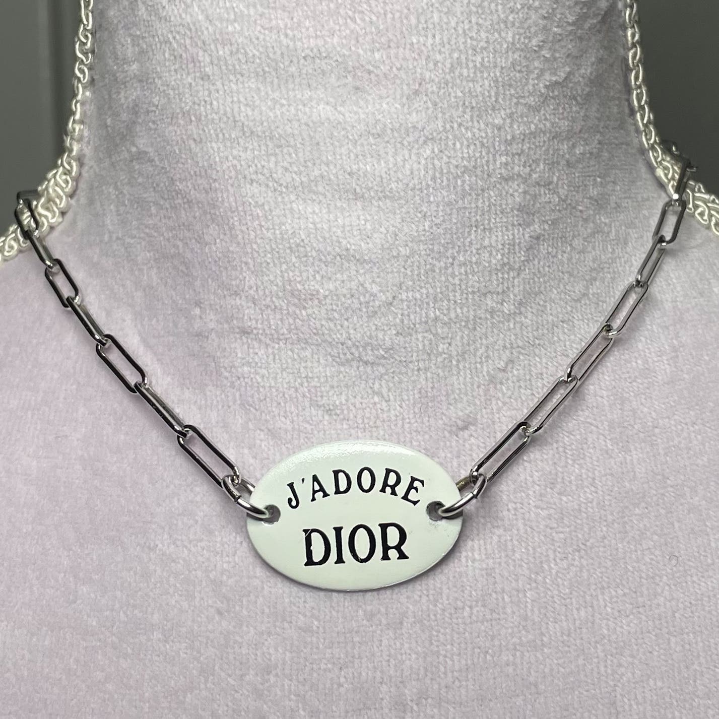 Vintage J’adore Dior Email Me Necklace - Le Look