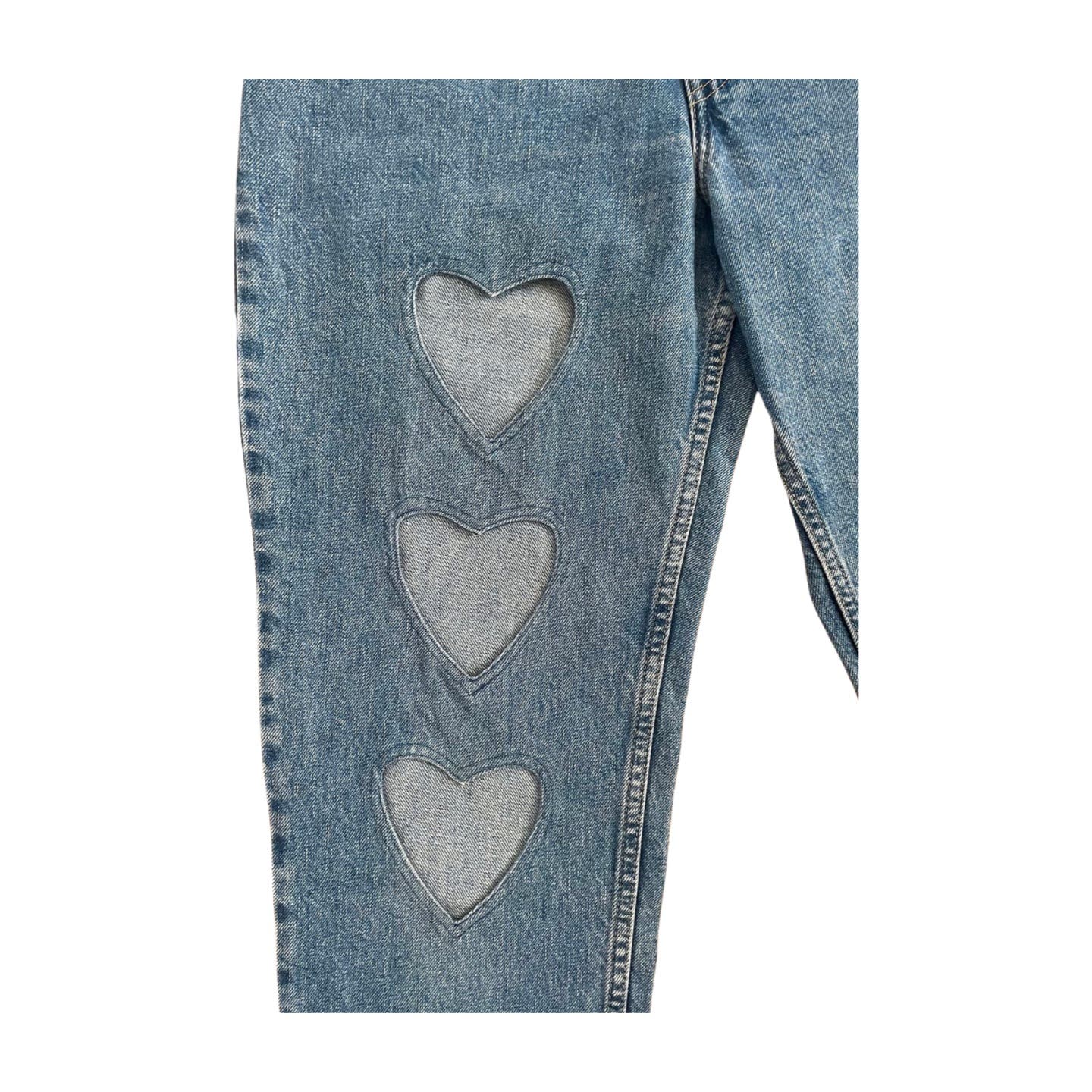Vintage Levi’s Heart Cut Out Jeans - Le Look