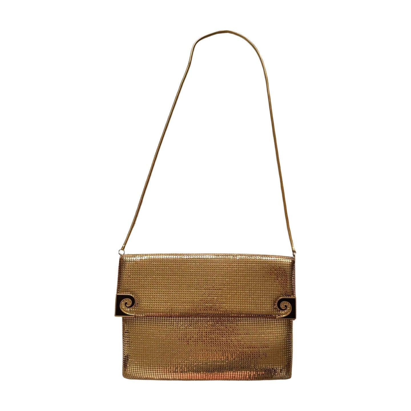 Vintage Pierre Cardin Gold Metal Mesh Bag - Le Look