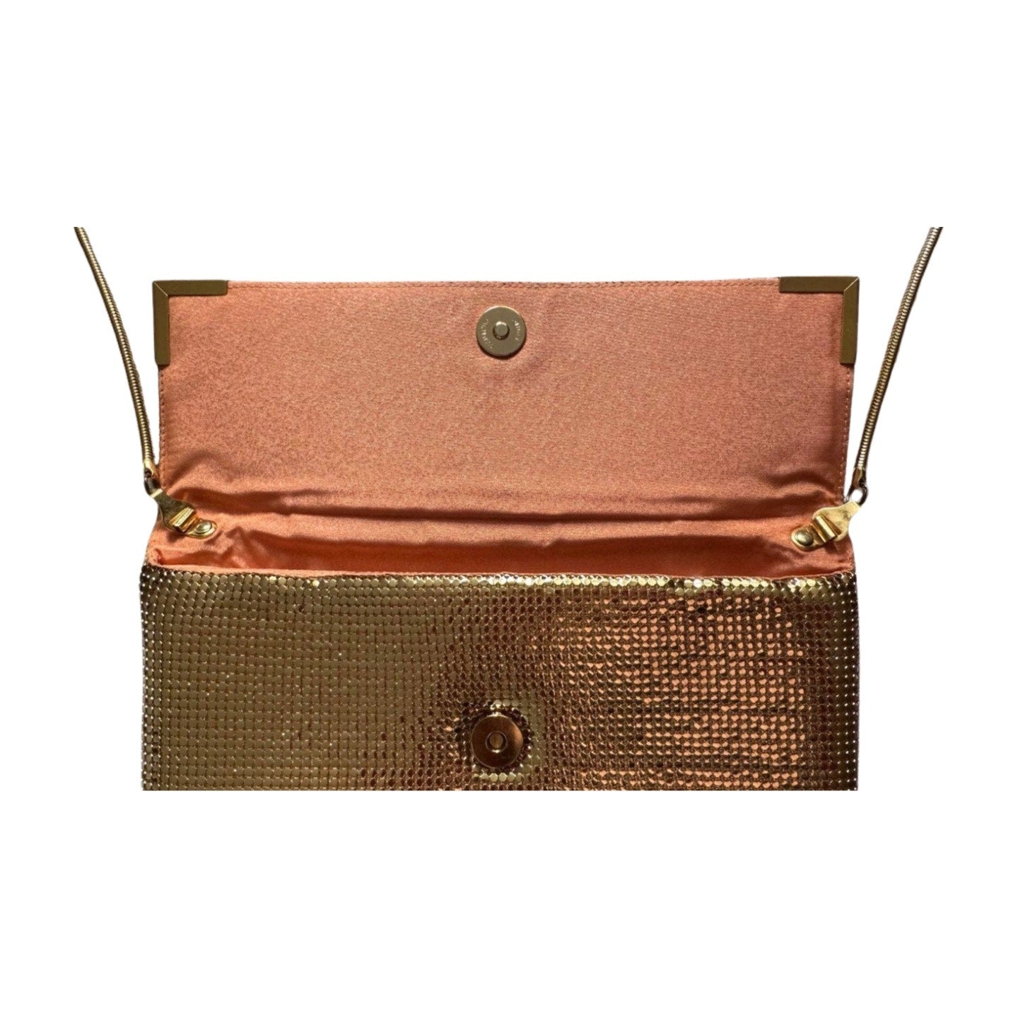 Vintage Pierre Cardin Gold Metal Mesh Bag - Le Look
