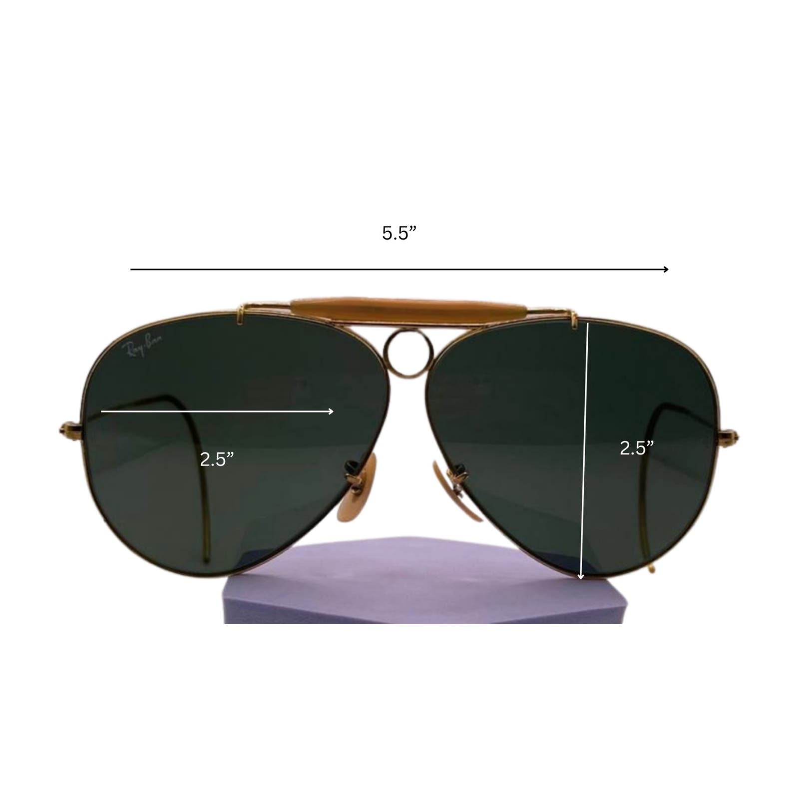 Vintage Ray Ban Shooter Aviator Sunglasses - Le Look