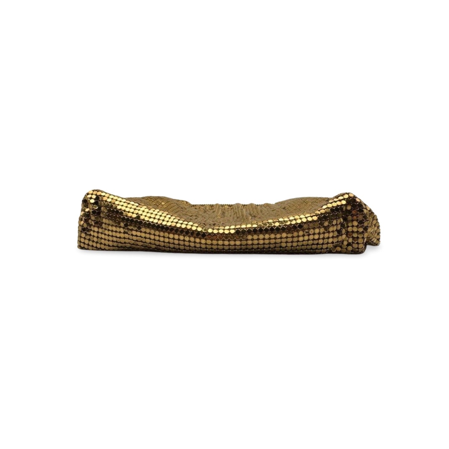 Vintage Whiting & Davis Gold Bag - Le Look