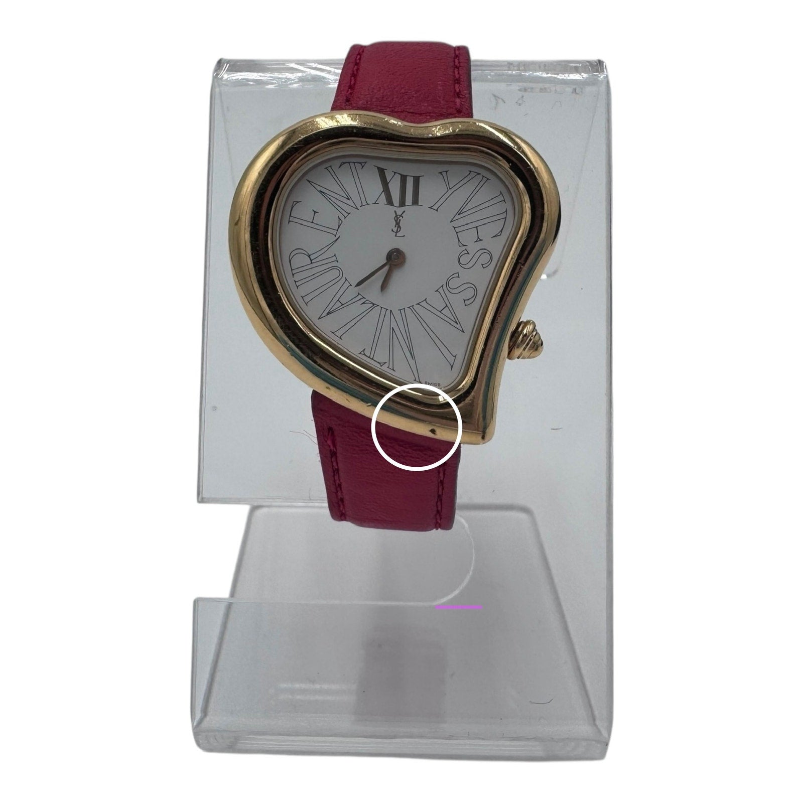 YSL Red Heart Watch - Le Look