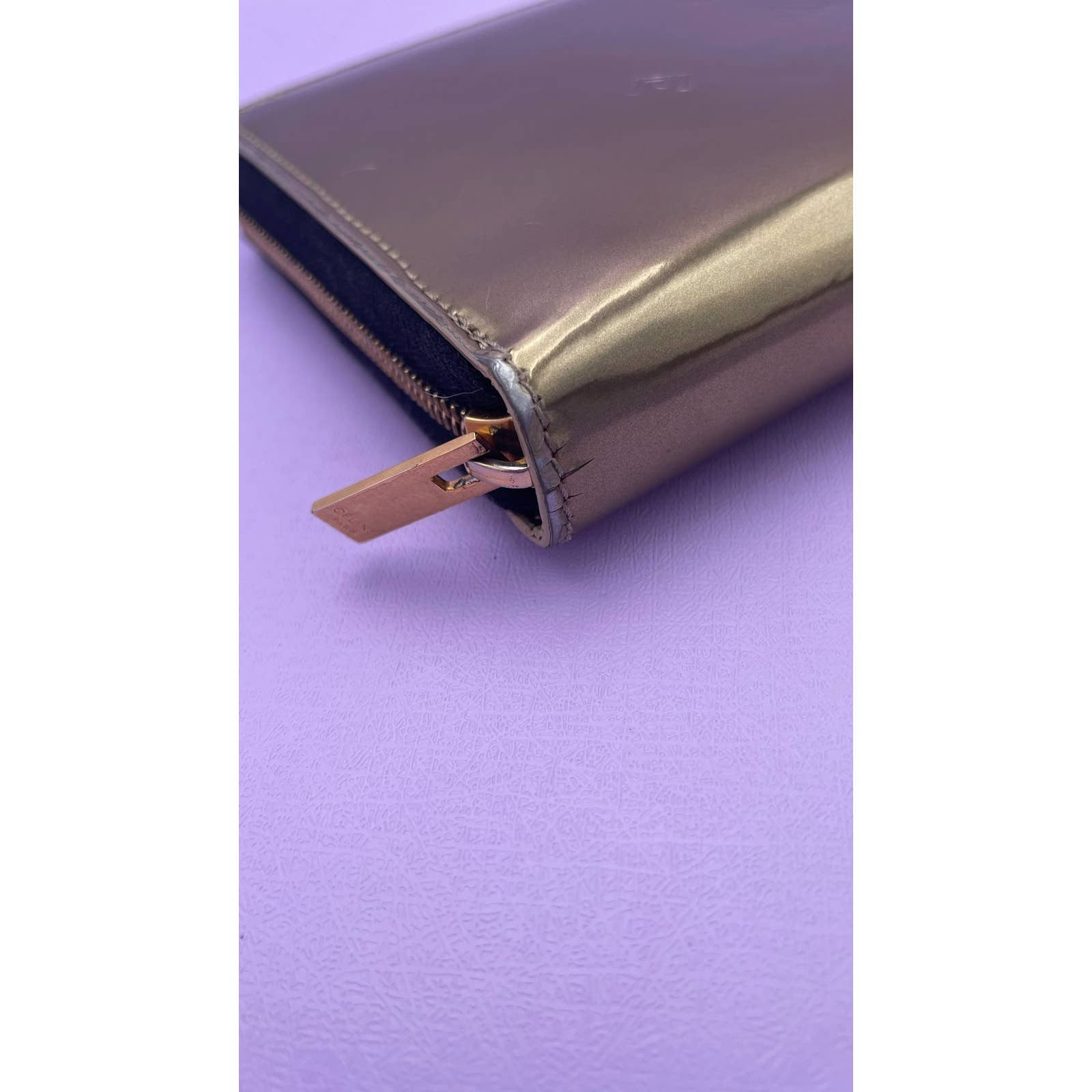 Celine Alphabet Wallet Gold - Le Look