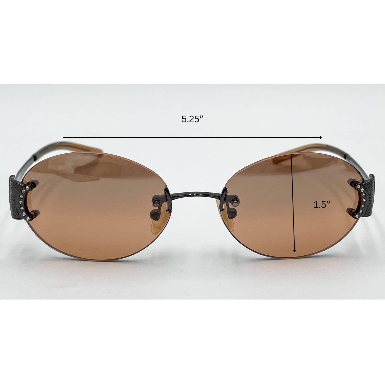 Celine Triomphe Oval Metal Sunglasses - Le Look