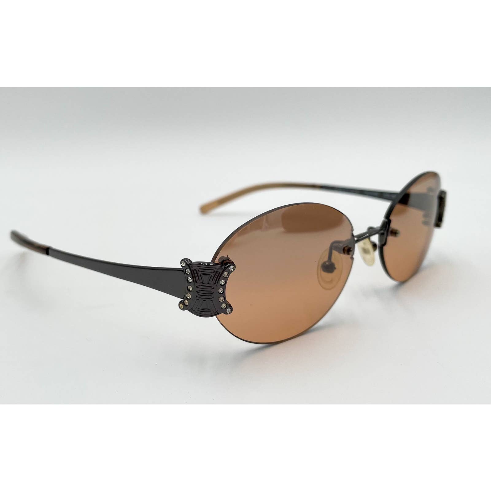 Celine Triomphe Oval Metal Sunglasses - Le Look