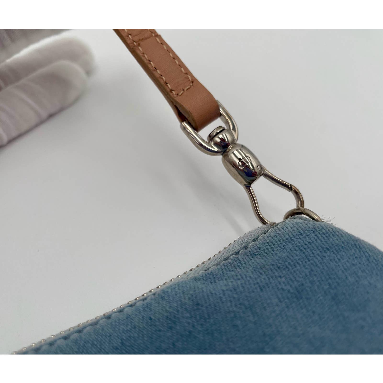 Dior Vintage Denim Saddle Bag - Le Look