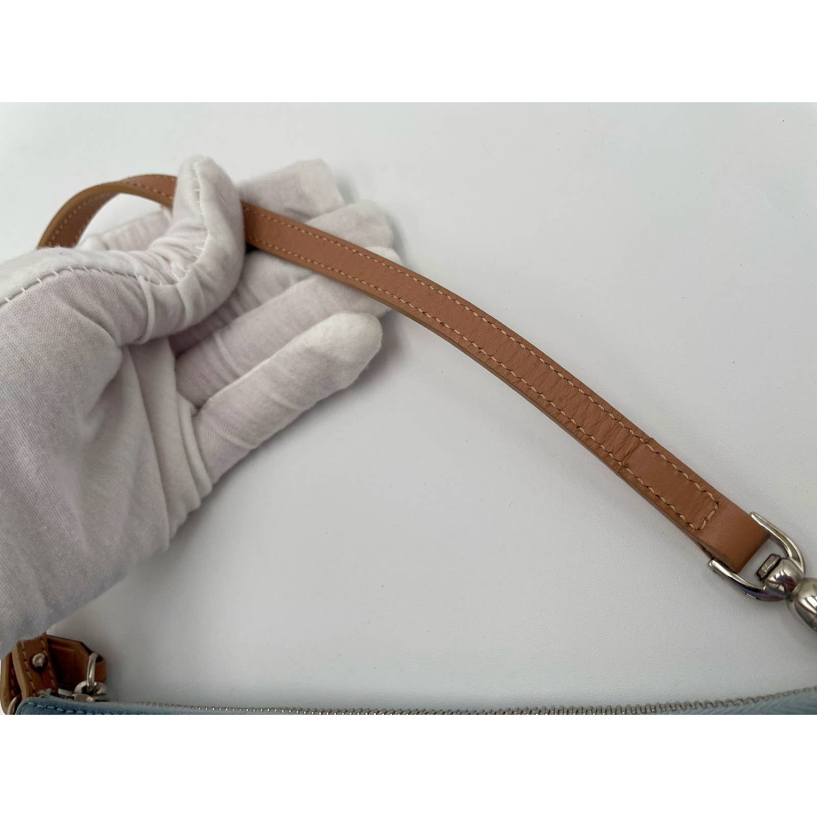 Dior Vintage Denim Saddle Bag - Le Look