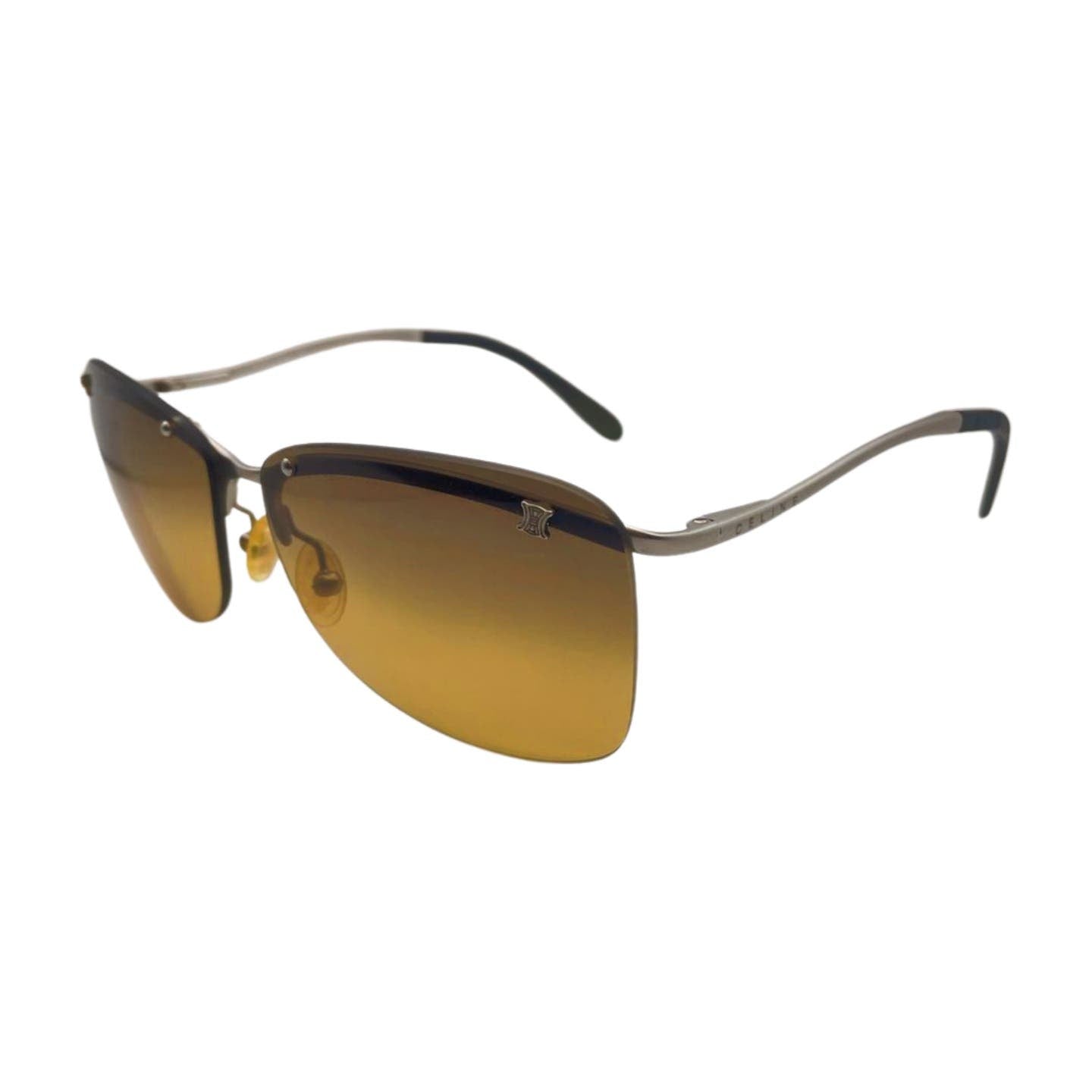 Celine Silver Oversized Sunglasses - Le Look